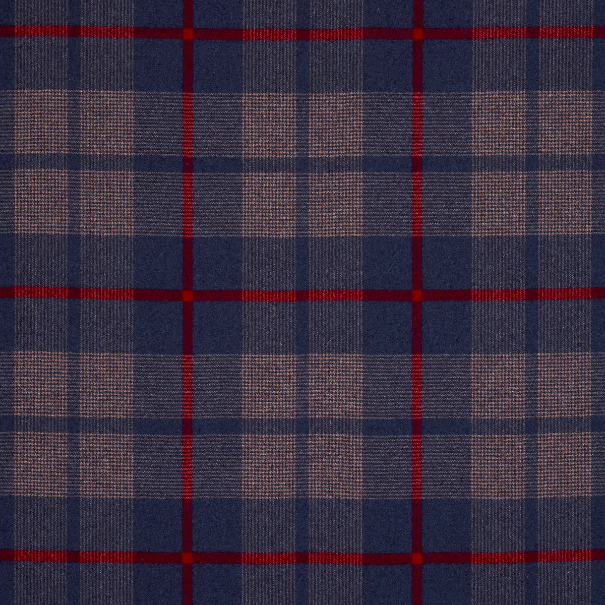 MONTANA WOOL PLAID_ NAVY