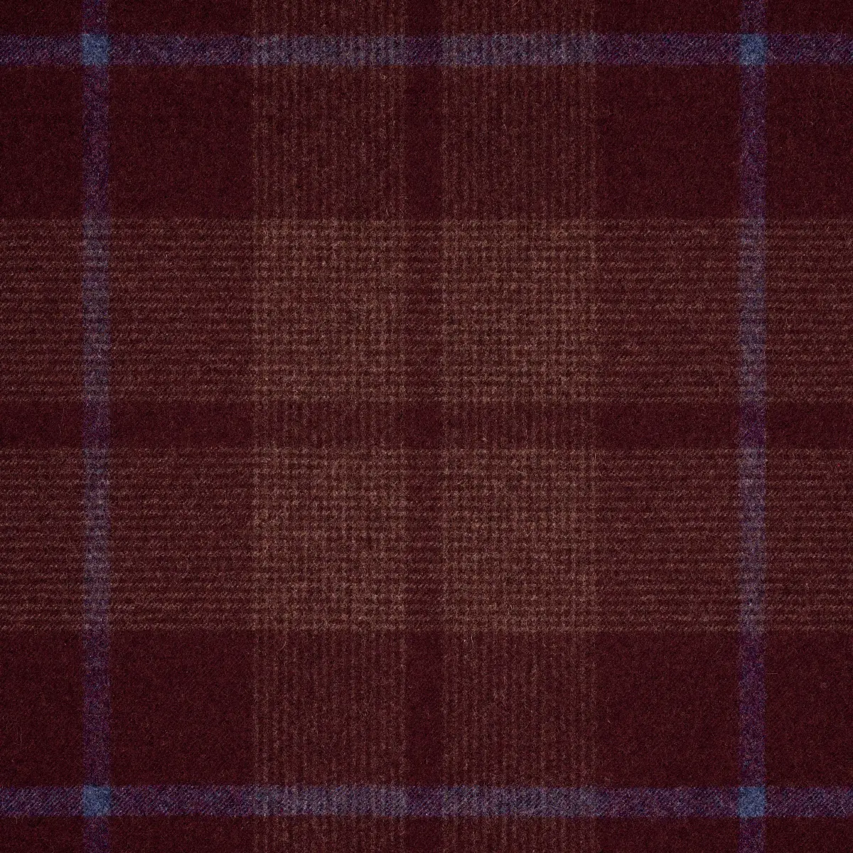 MONTANA WOOL PLAID_ BURGUNDY