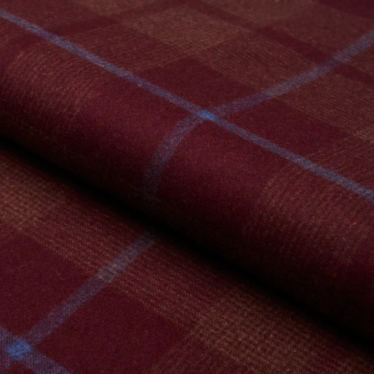 MONTANA WOOL PLAID_ BURGUNDY