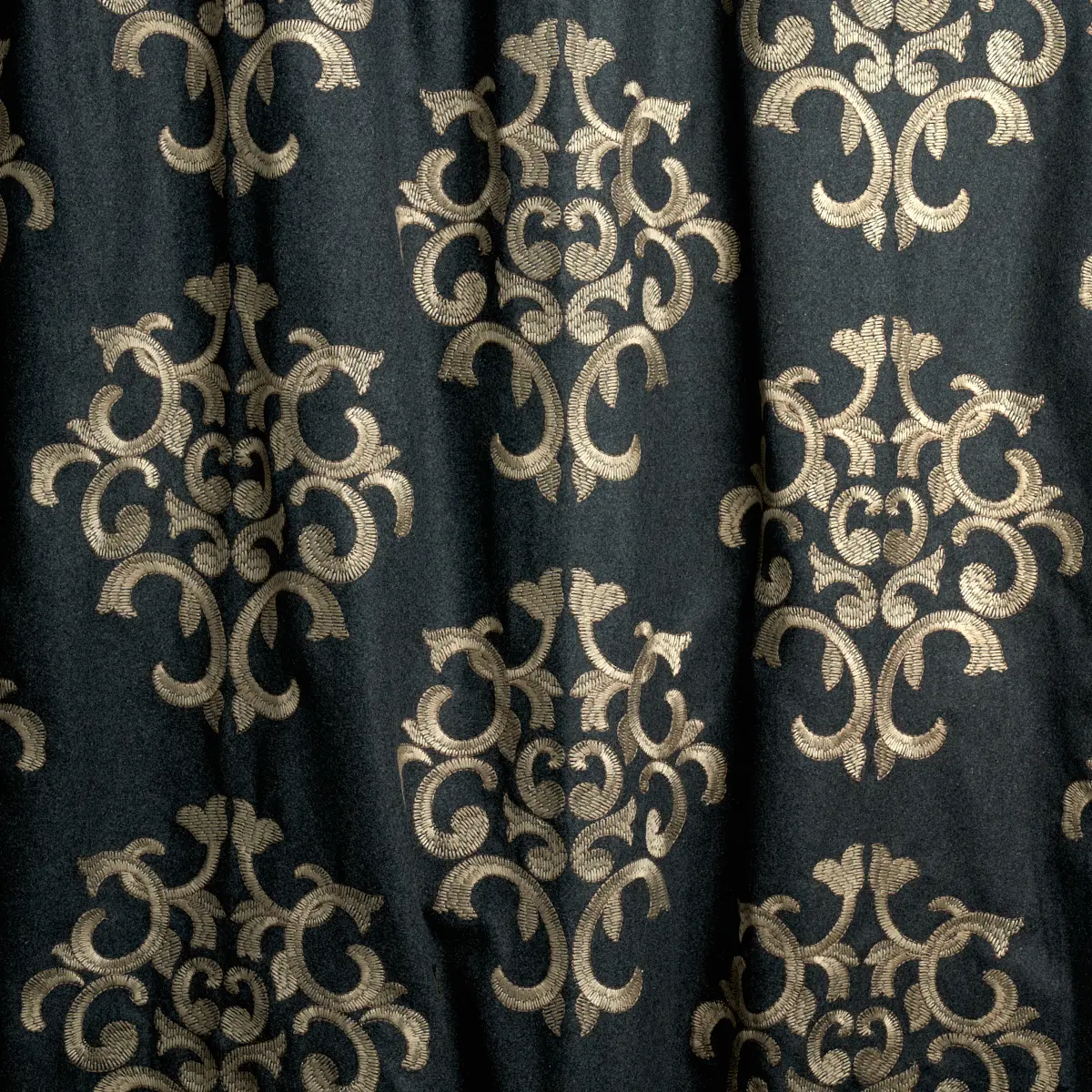 Byron Embroidered Wool_ CHARCOAL