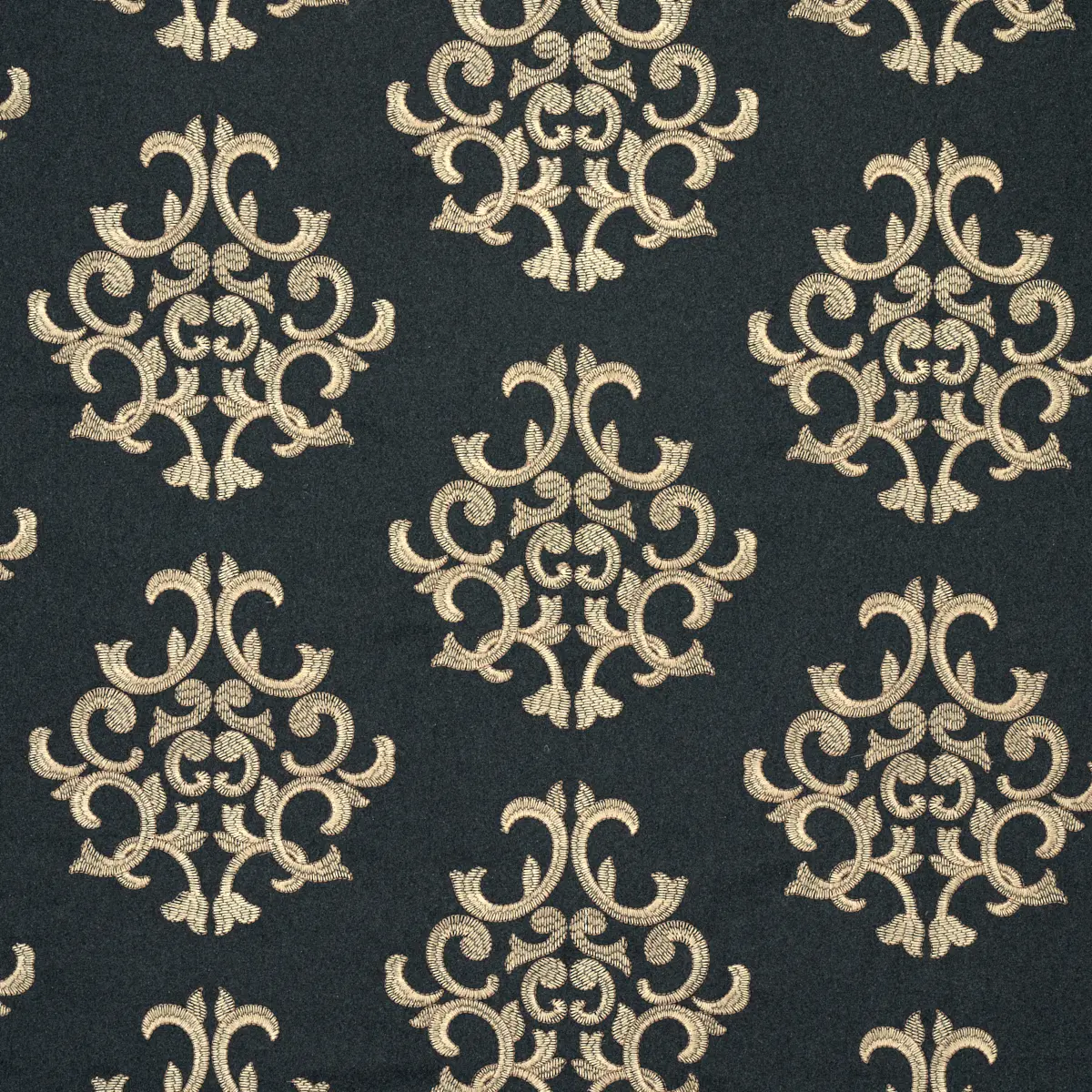 Byron Embroidered Wool_ CHARCOAL