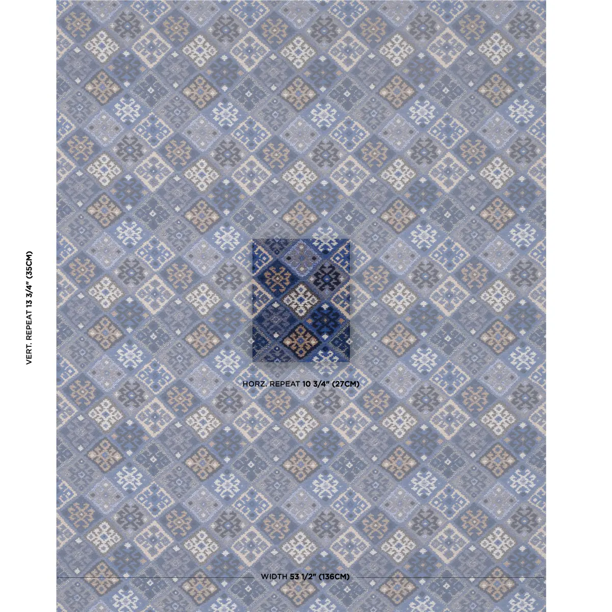 KILIM WEAVE_ BLUE