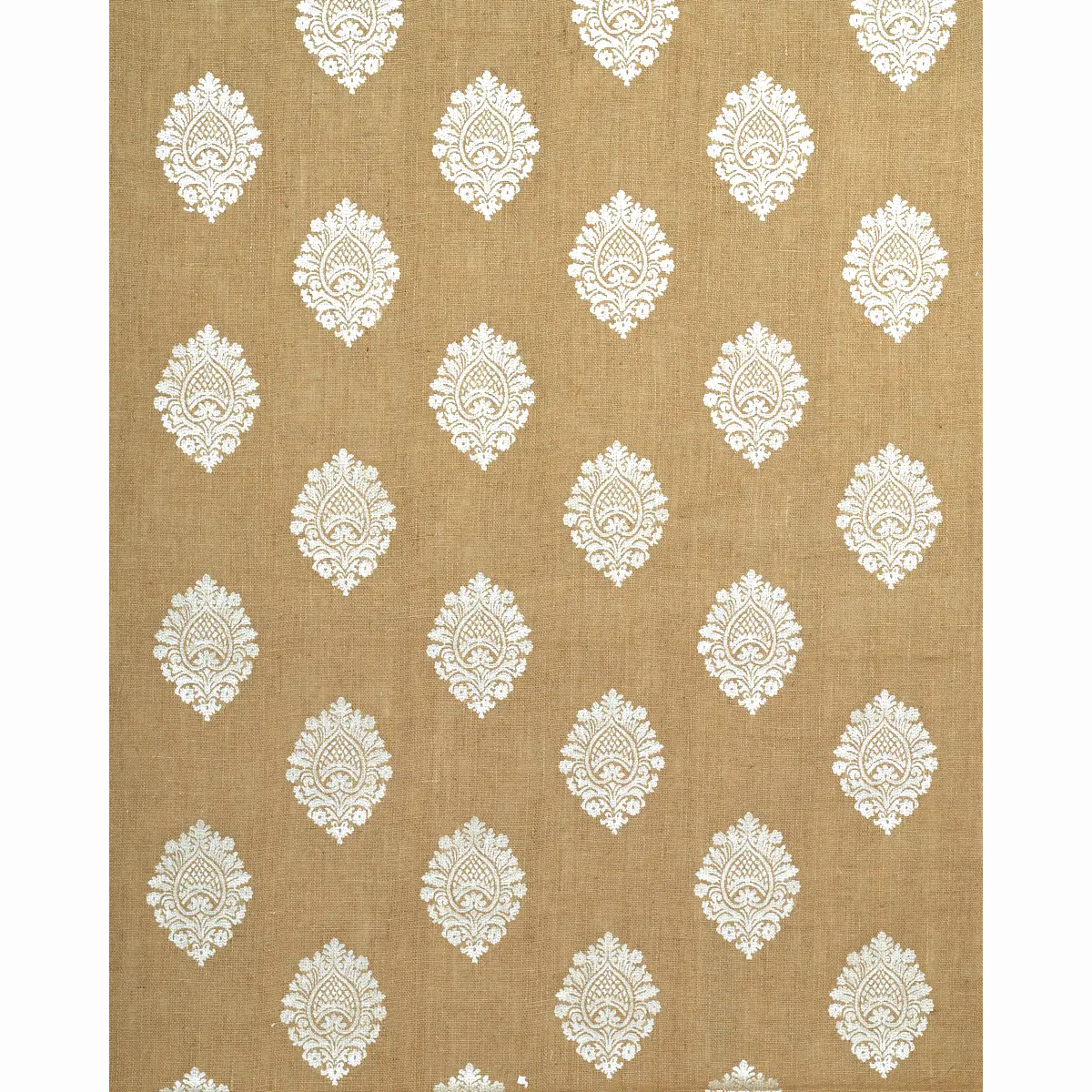 SAVANNA JUTE EMBROIDERED SHEER_ JUTE