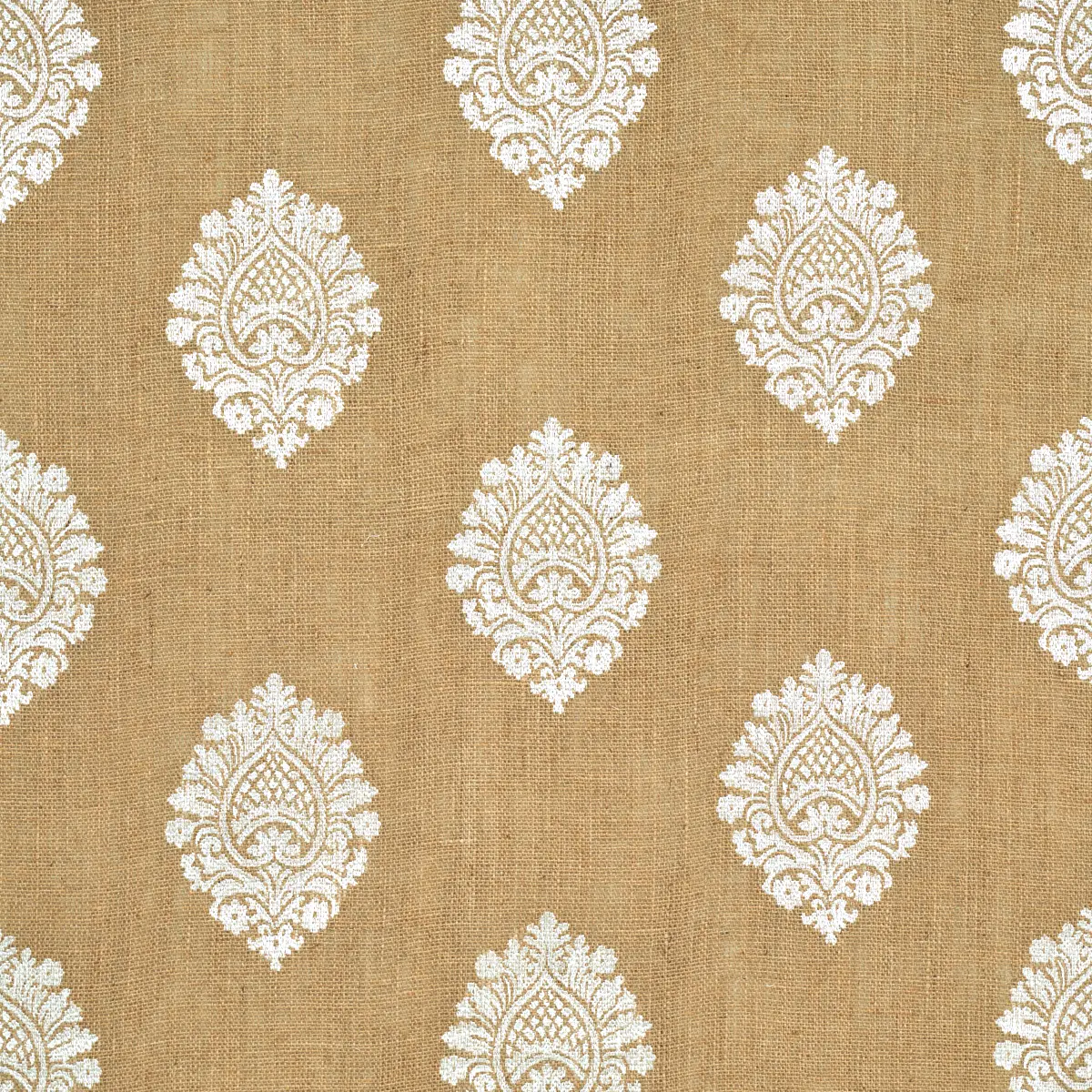 SAVANNA JUTE EMBROIDERED SHEER_ JUTE