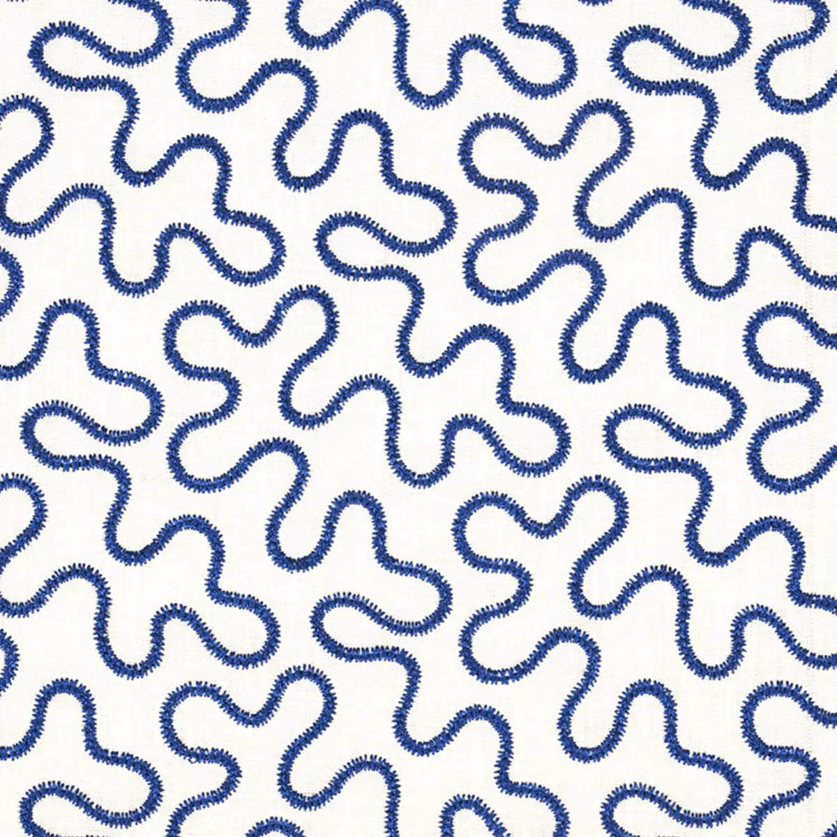 MEANDER EMBROIDERY_ BLUE ON IVORY