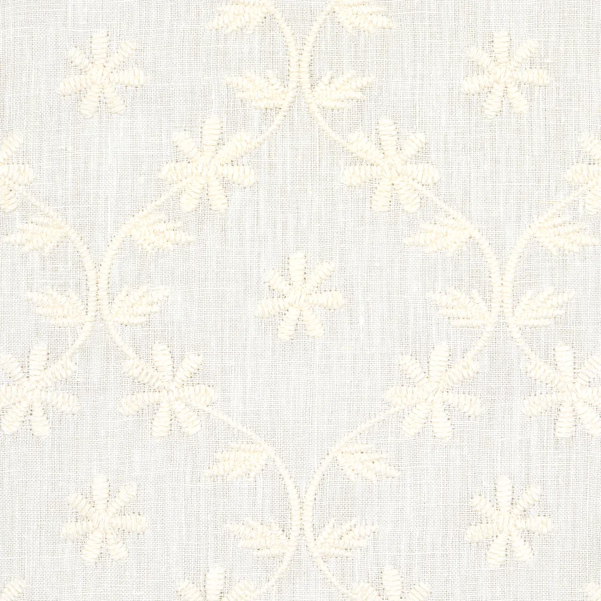 Cellini Embroidered Sheer_ IVORY