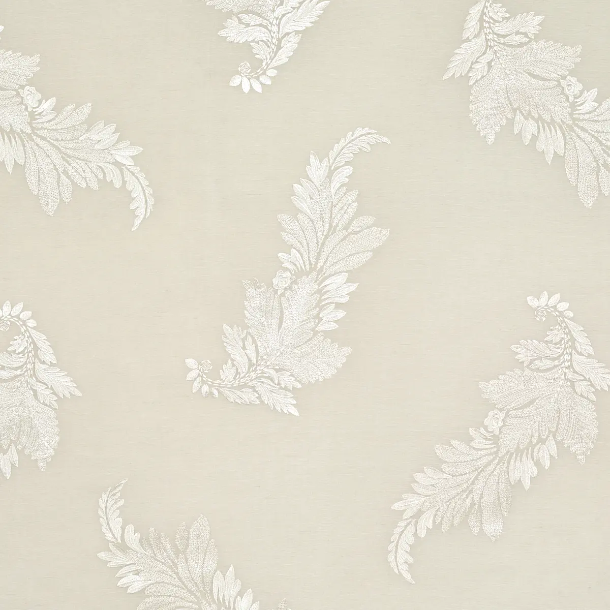 CONTESSA EMBROIDERED SHEER_ PEARL
