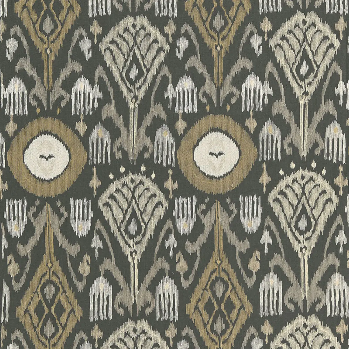 TURKESTAN EMBROIDERY_ CHARCOAL