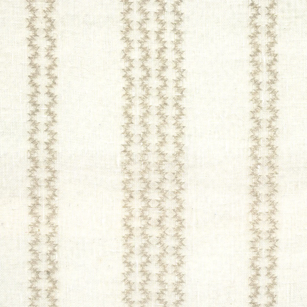 PIERO STRIPE EMBROIDERED SHEER_ PEARL
