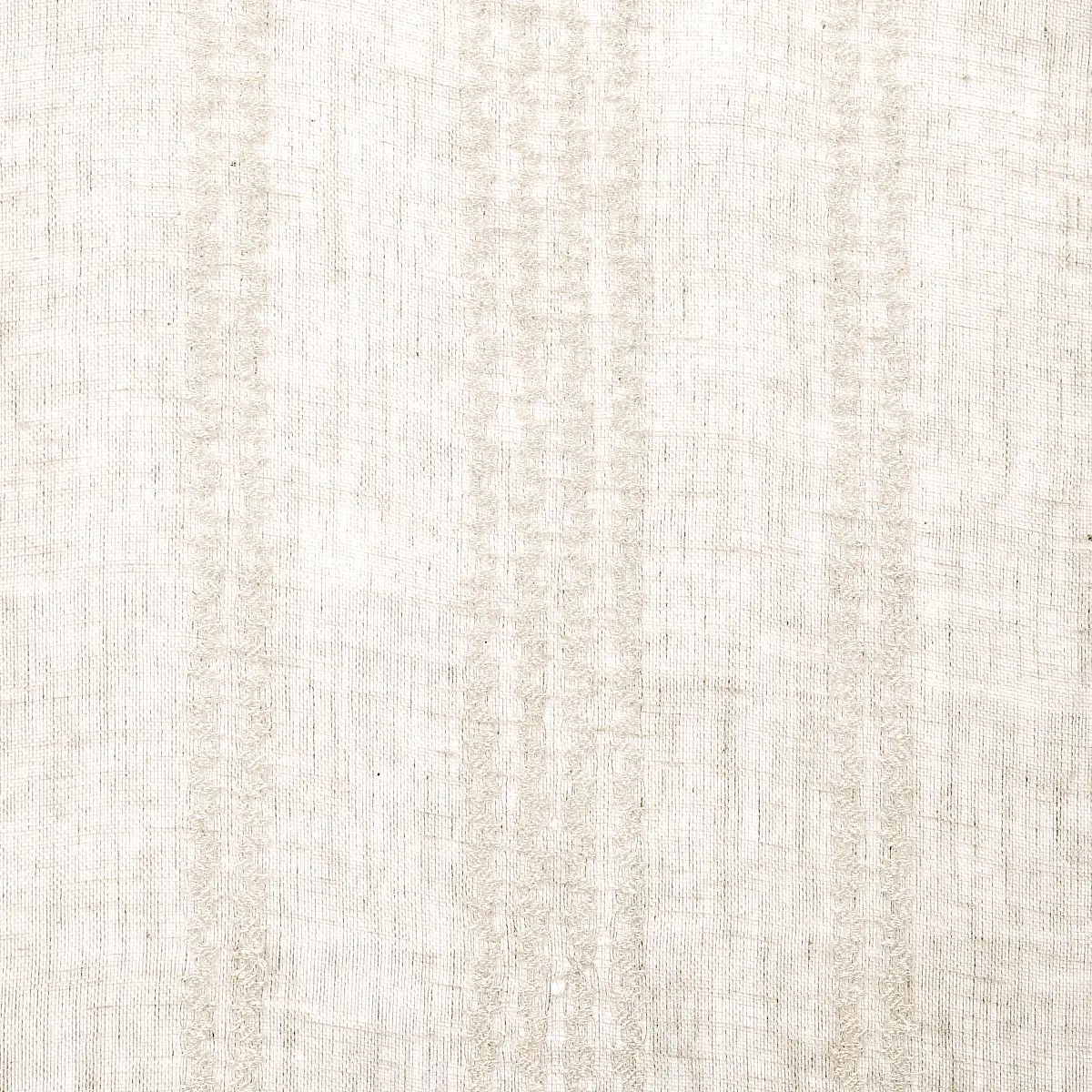 PIERO STRIPE EMBROIDERED SHEER_ LINEN