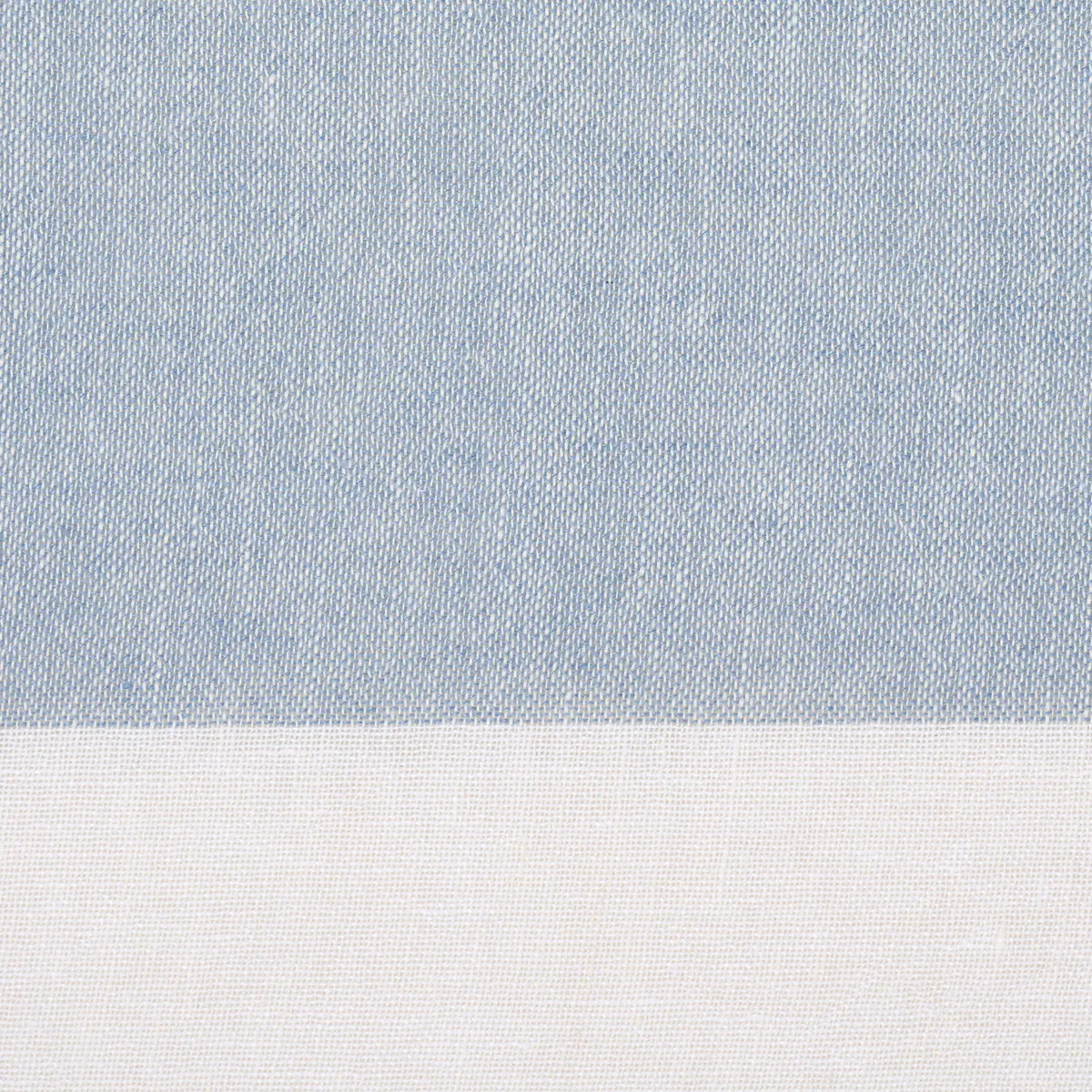 VISTA LINEN STRIPE CASEMENT_ SKY AND WHITE