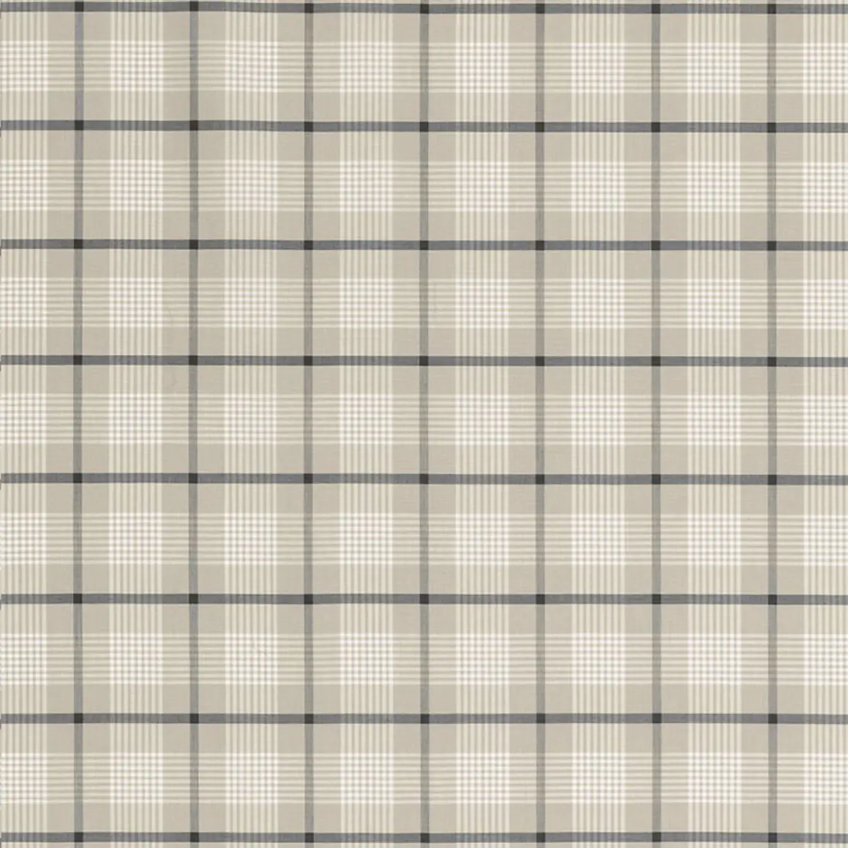 ST. LUCIA PLAID_ STONE