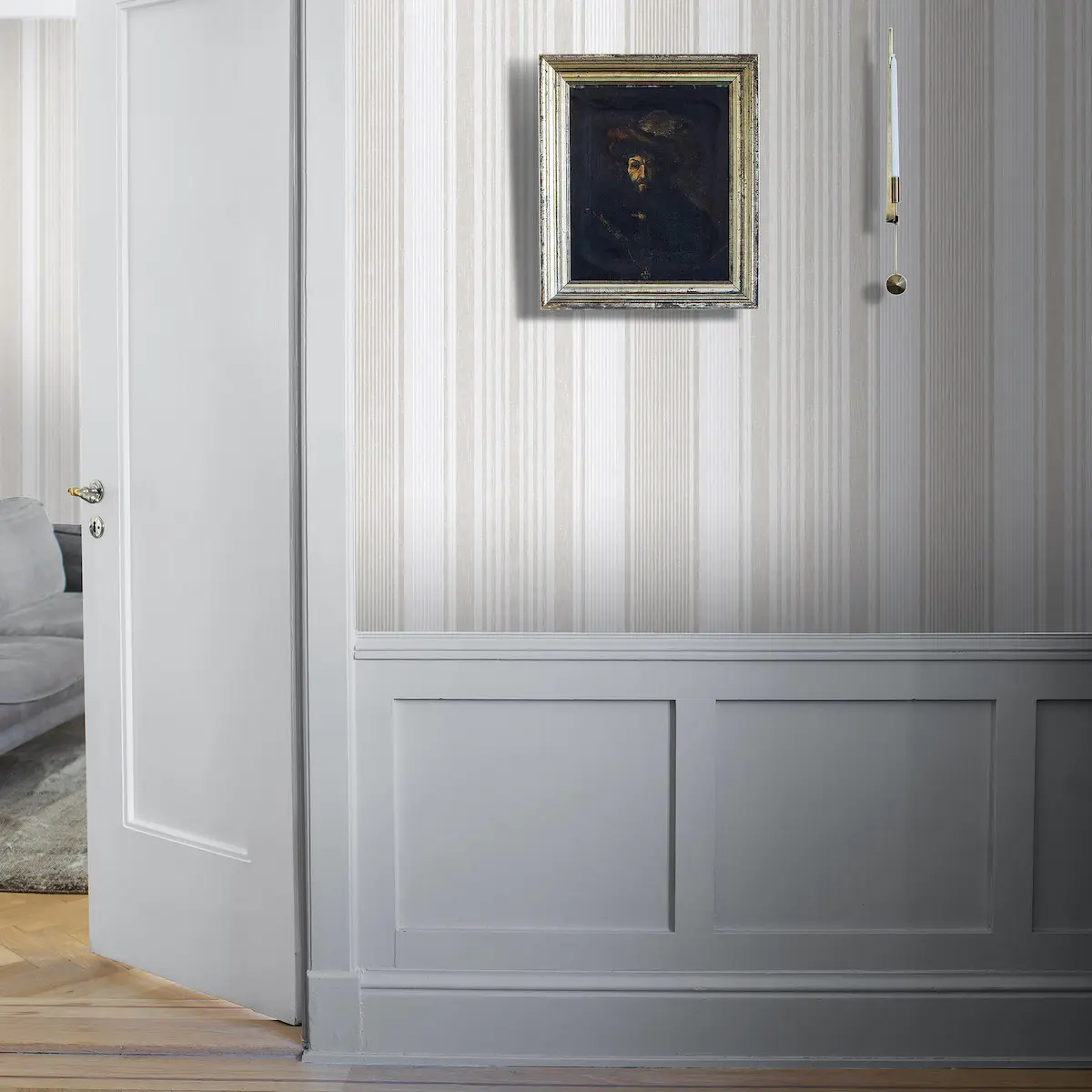 LINEN STRIPE BY BORÅSTAPETER_ NATURAL