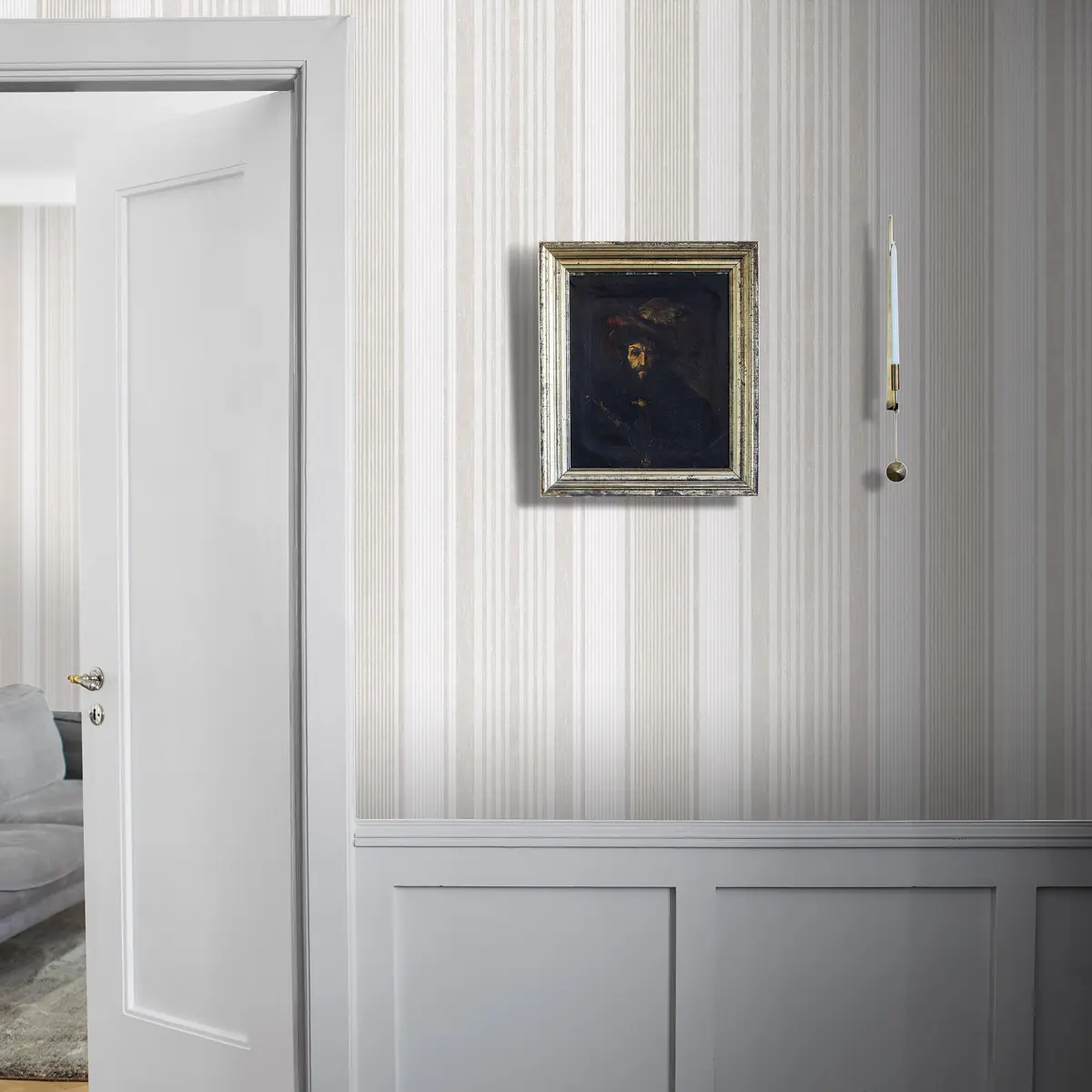 LINEN STRIPE BY BORÅSTAPETER_ NATURAL