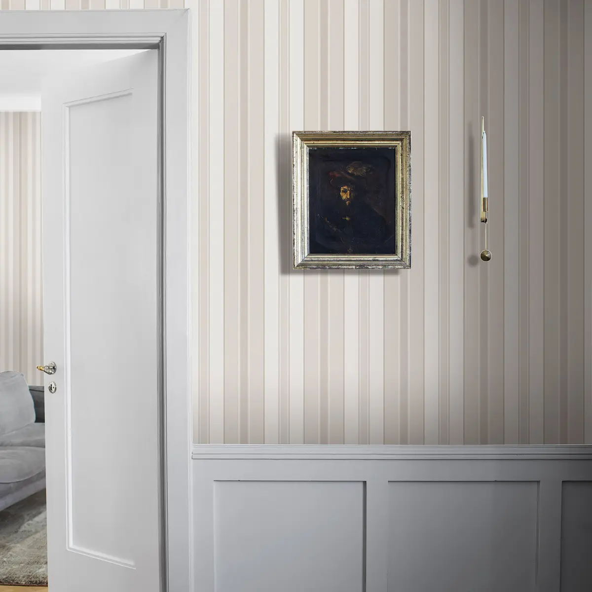 STOCKHOLM STRIPE_ SAND AND GOLD