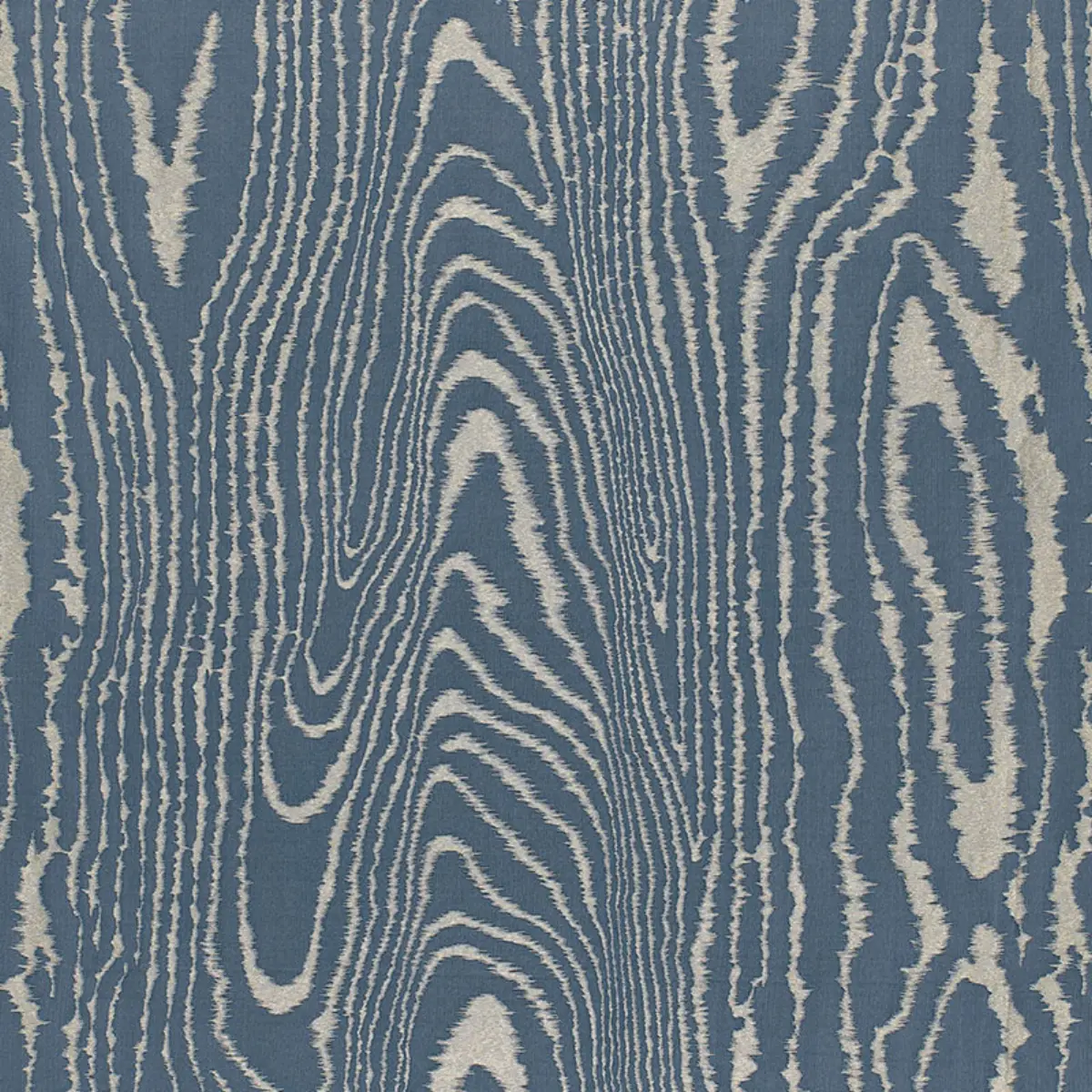 FAUX BOIS MOIRÉ WEAVE_ MIDNIGHT