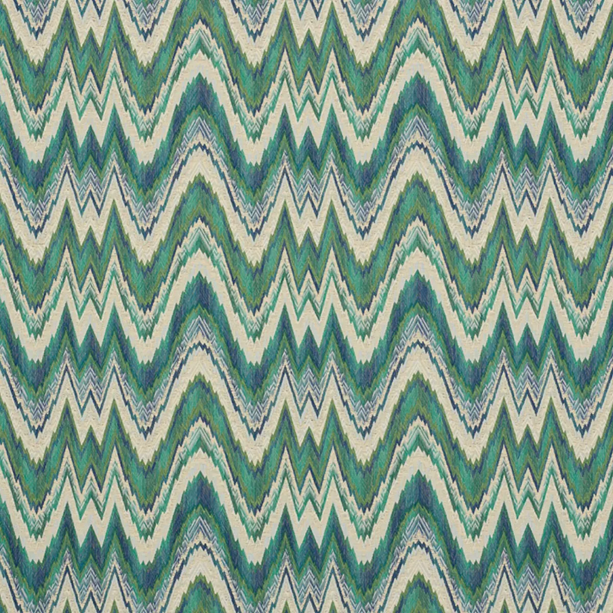 VALKYRIE FLAME STITCH_ EMERALD & PEACOCK