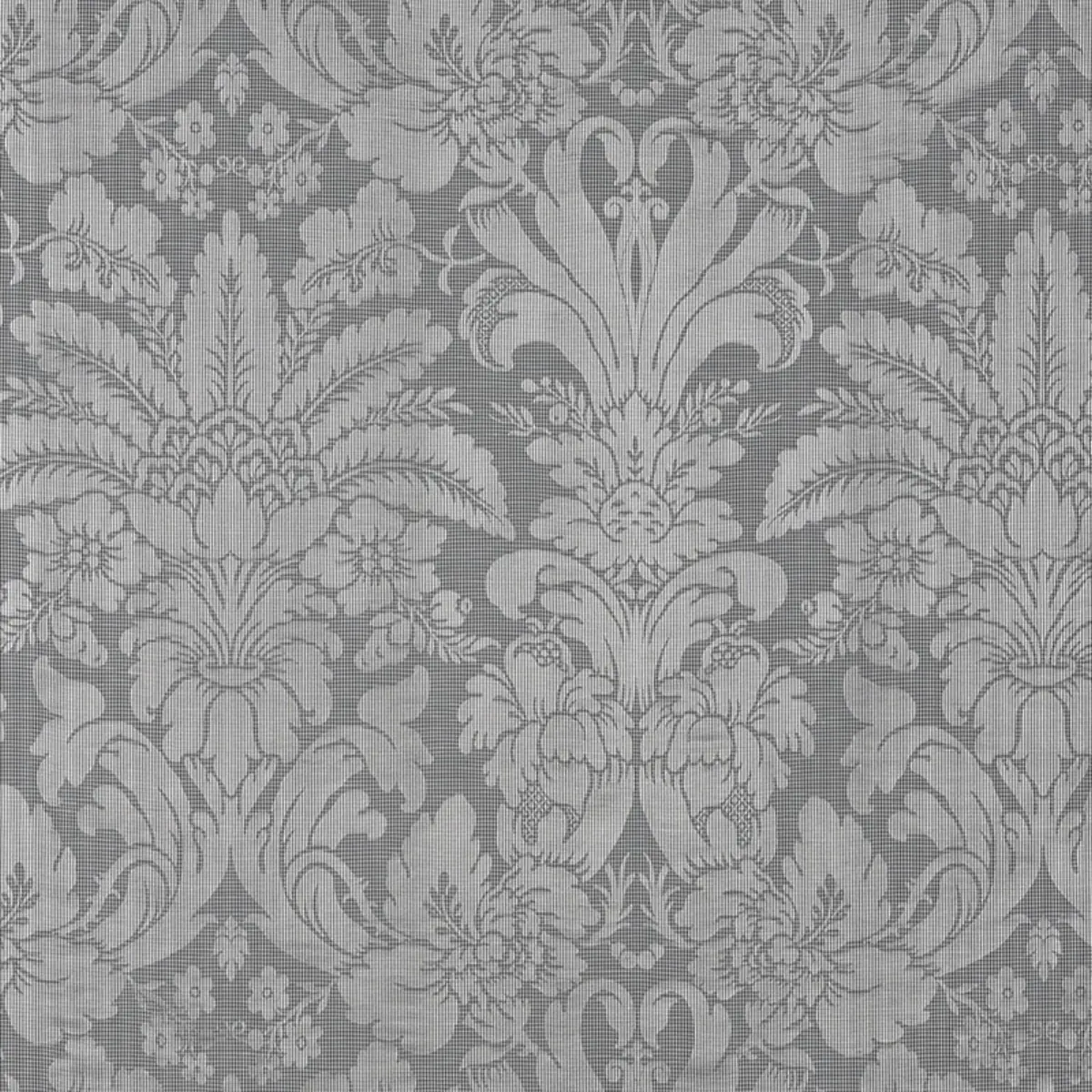 COLETTE LINEN/SILK DAMASK_ CHARCOAL