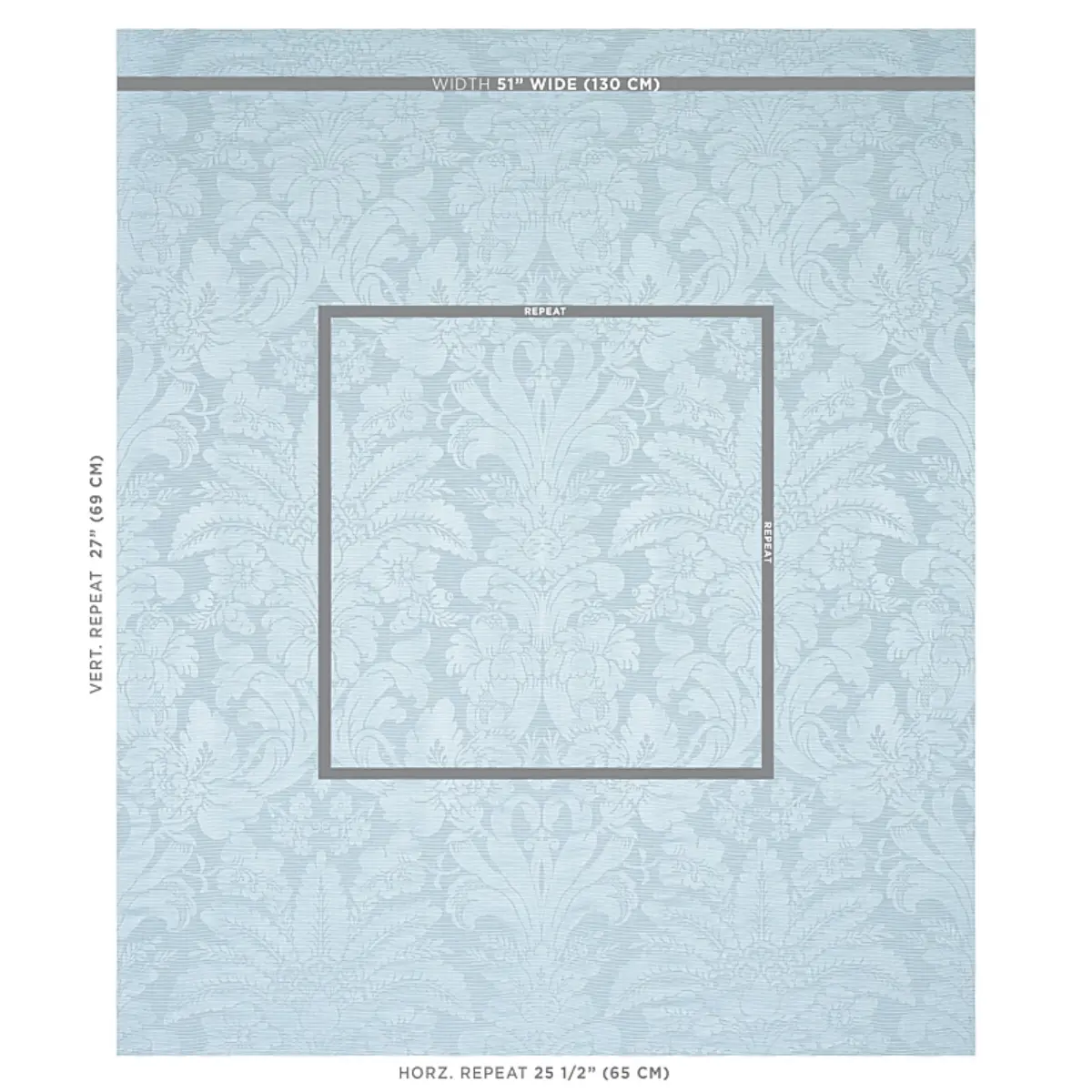 COLETTE LINEN/SILK DAMASK_ CHAMBRAY
