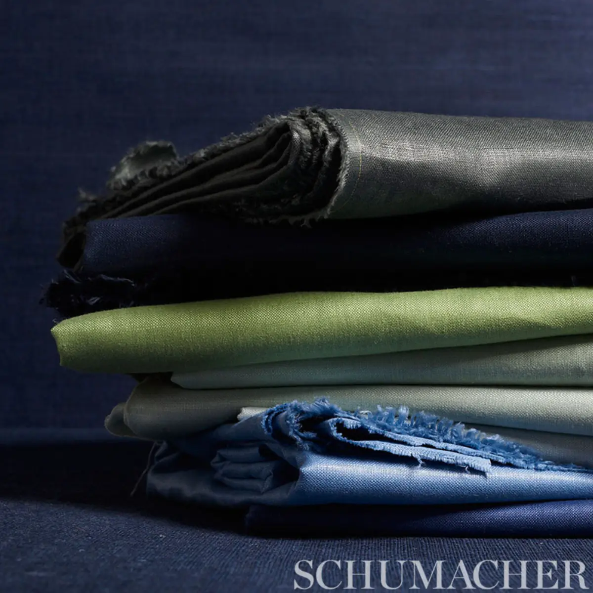 LANGE GLAZED LINEN_ NAVY