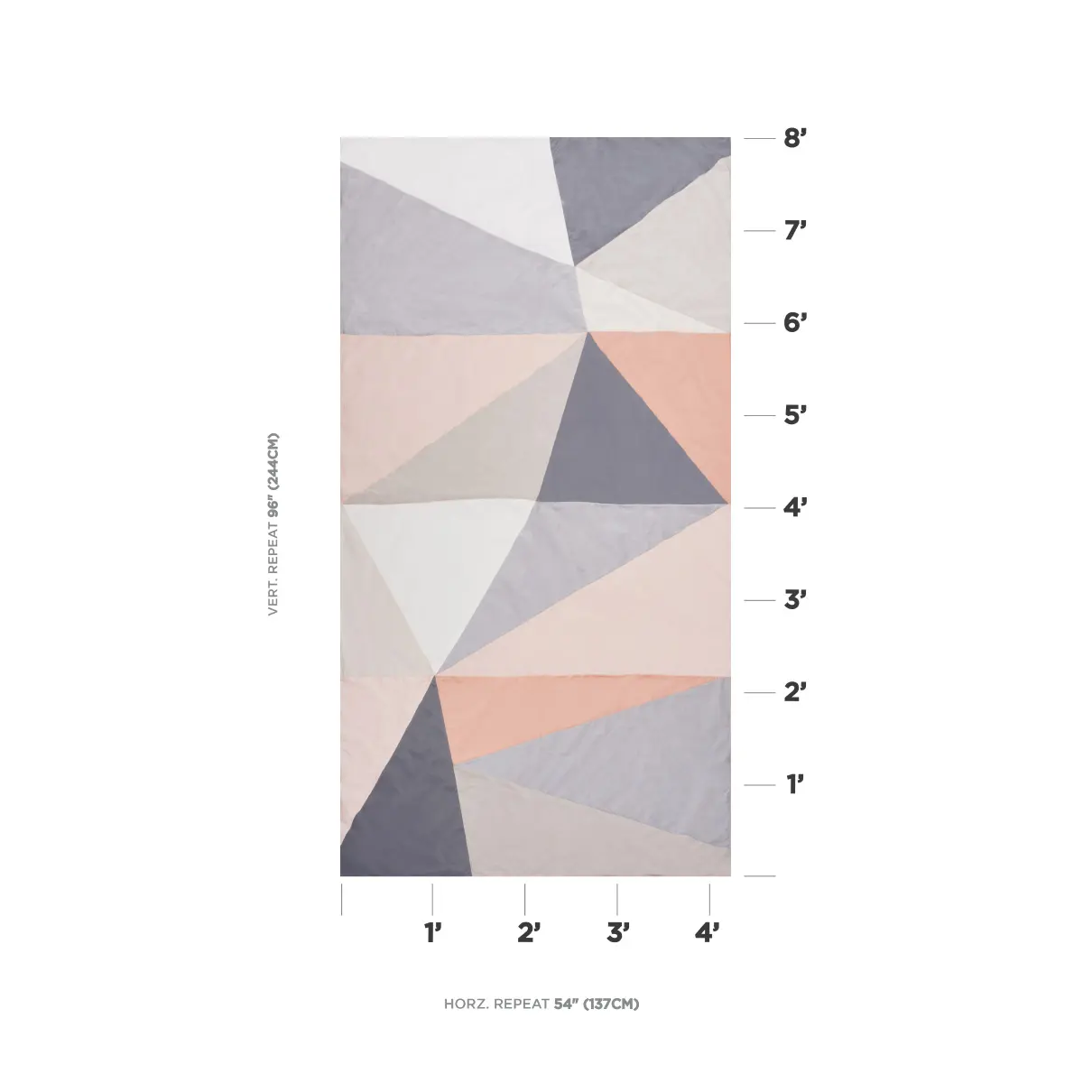 CUBIST SILK PANEL_ BLUSH