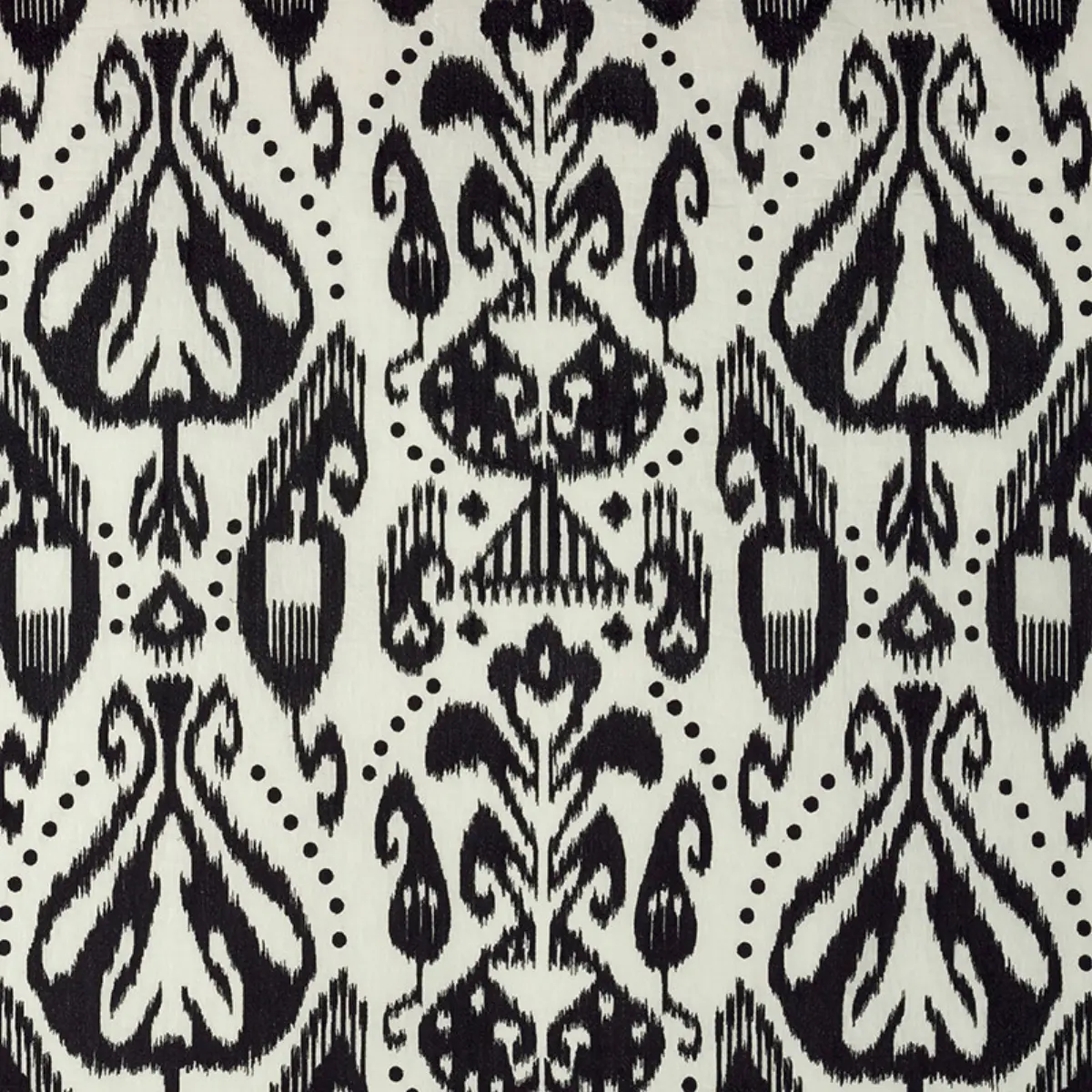 KIVA EMBROIDERED IKAT_ RAVEN