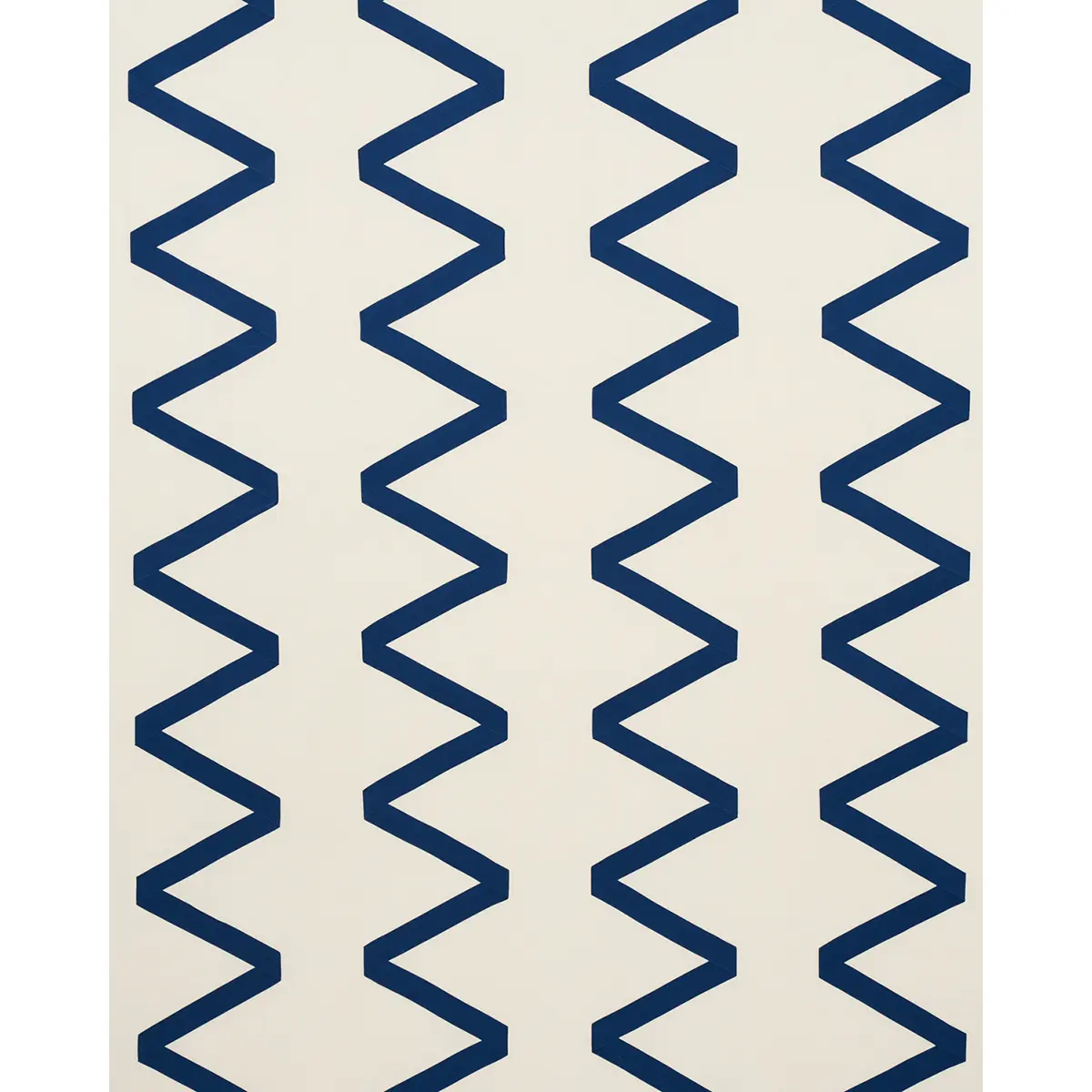 LEGERE LINEN SILK APPLIQUÉ_ COBALT ON IVORY