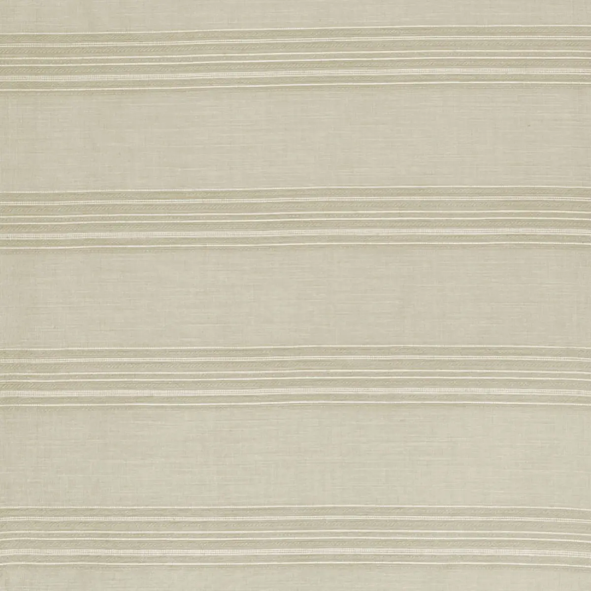 BANDED STRIPE SHEER_ OYSTER