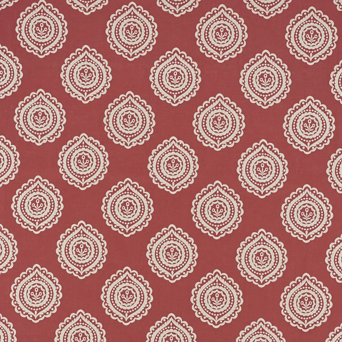 OLANA LINEN EMBROIDERY_ TUSCAN RED