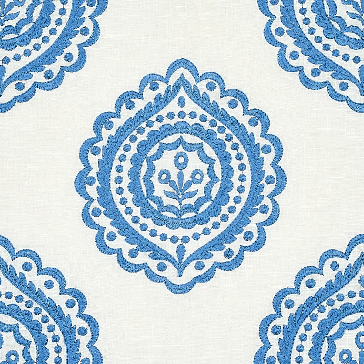 OLANA LINEN EMBROIDERY_ BLUE