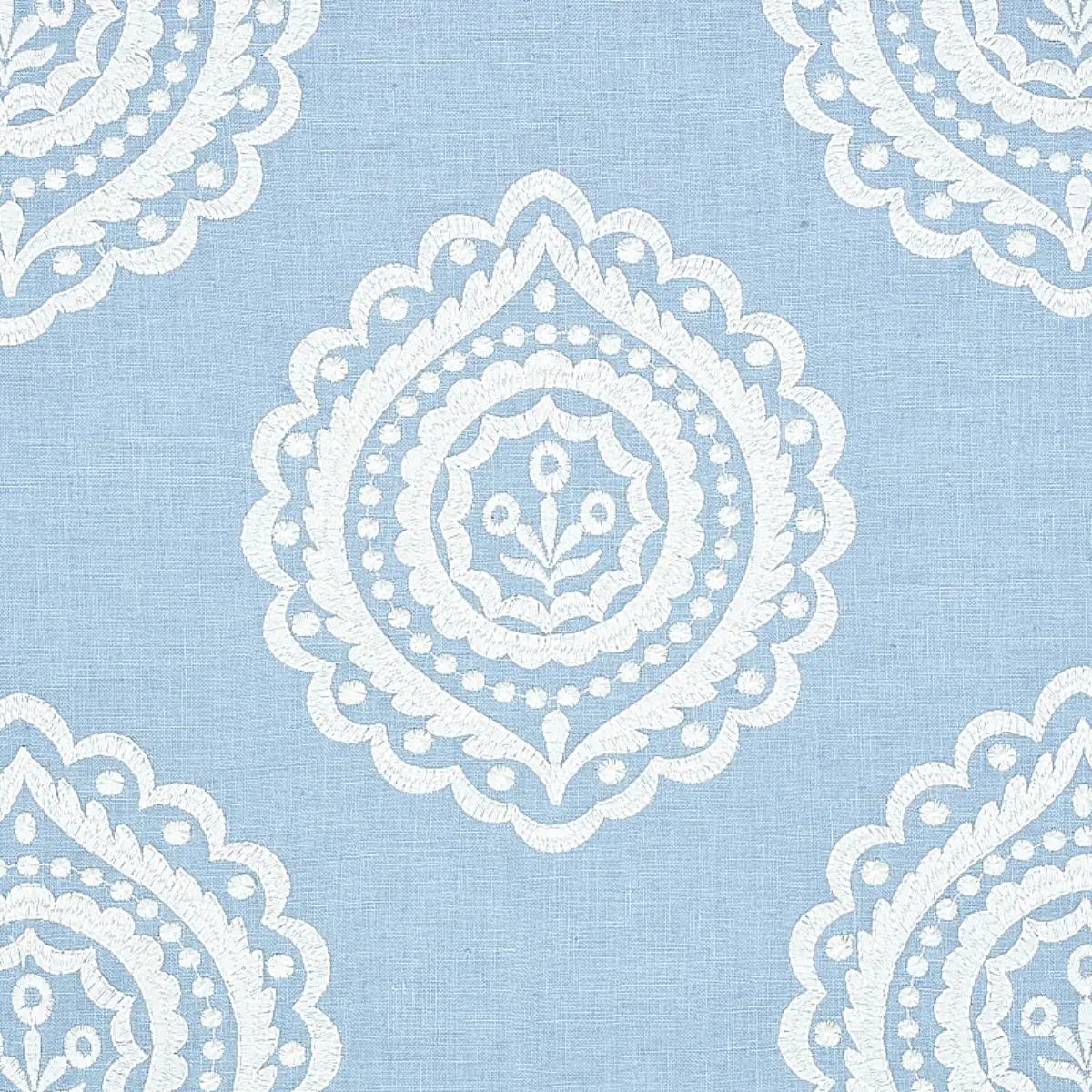 OLANA LINEN EMBROIDERY_ SKY