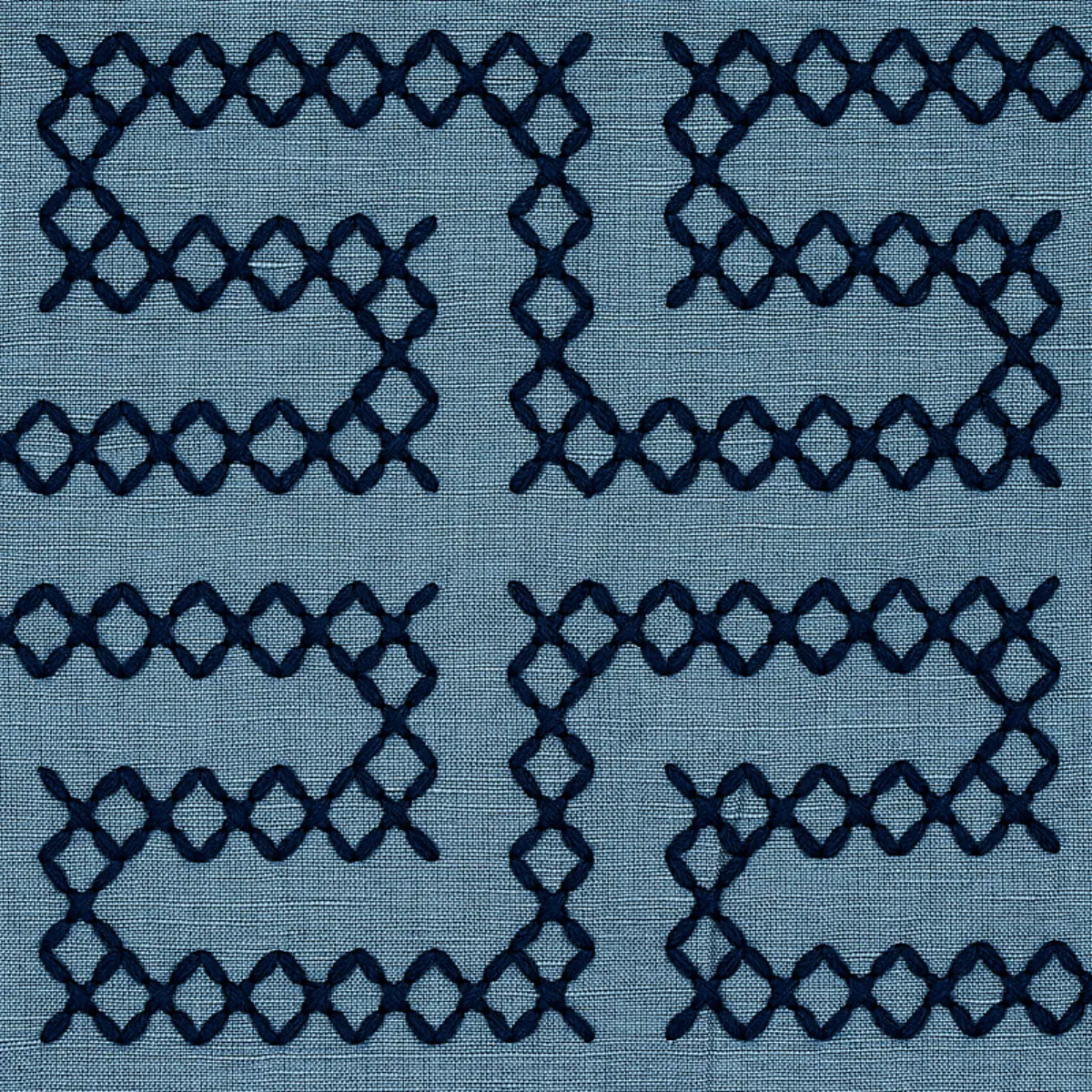 A MAZE EMBROIDERY_ CADET