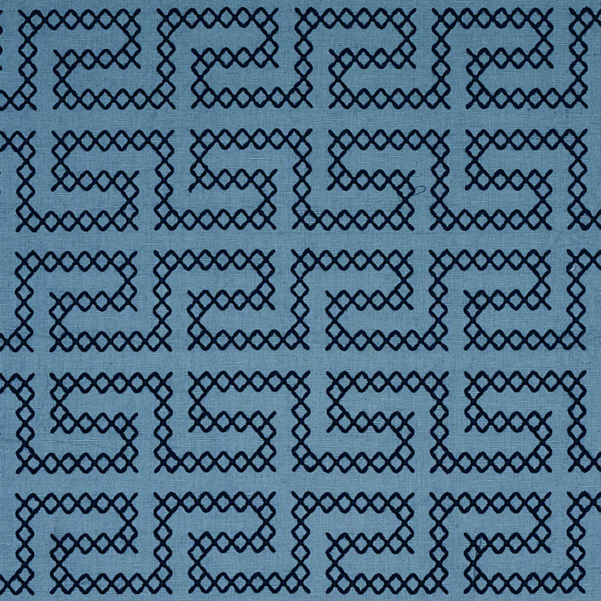 A MAZE EMBROIDERY_ CADET