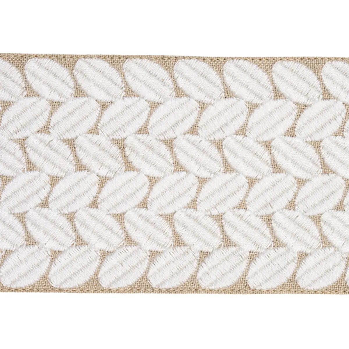 BERKELEY TAPE WIDE_ IVORY ON NATURAL
