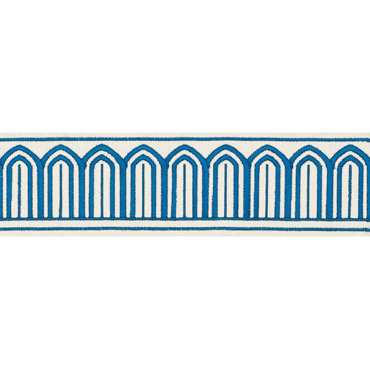 ARCHES EMBROIDERED TAPE MEDIUM_ PEACOCK