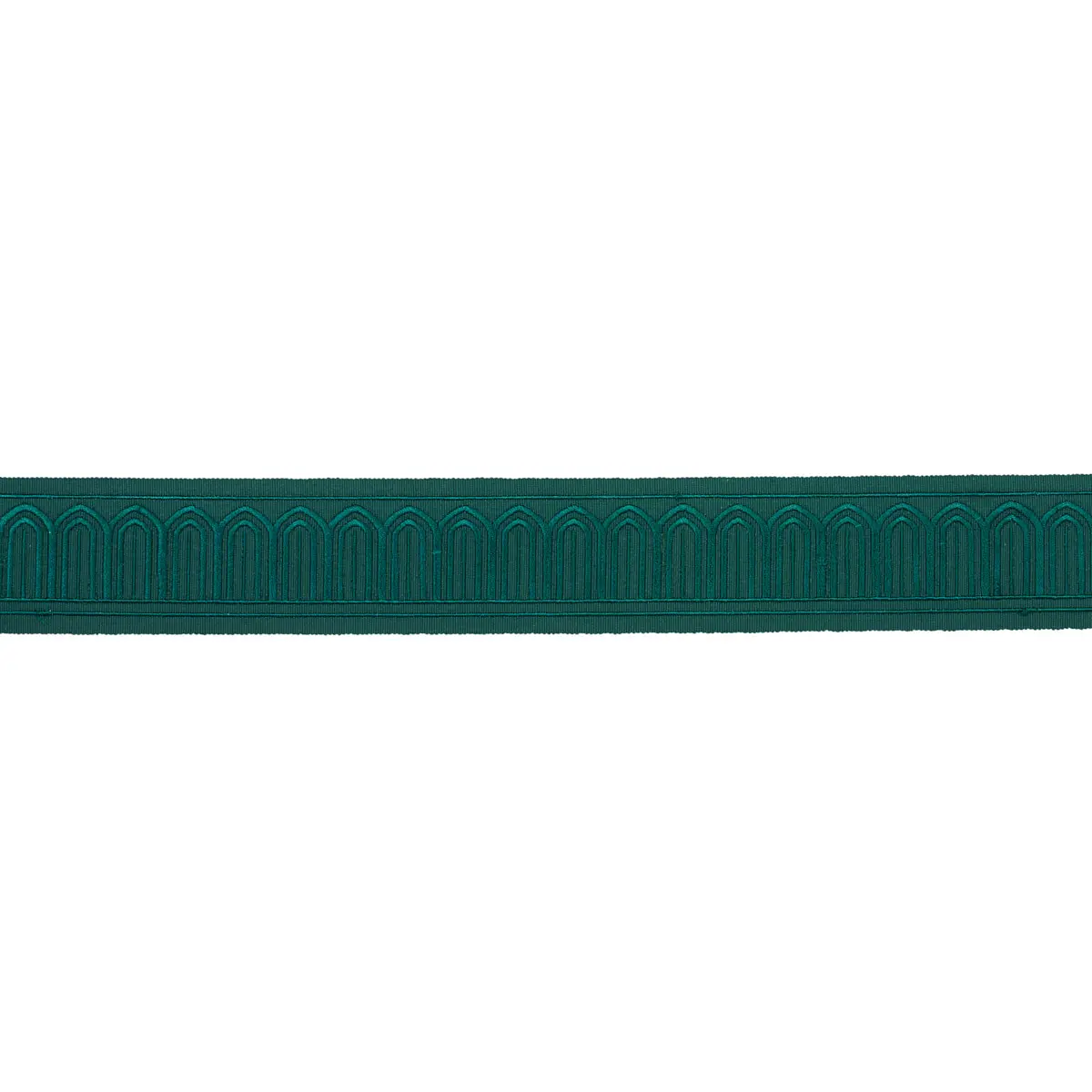 ARCHES EMBROIDERED TAPE MEDIUM_ EMERALD
