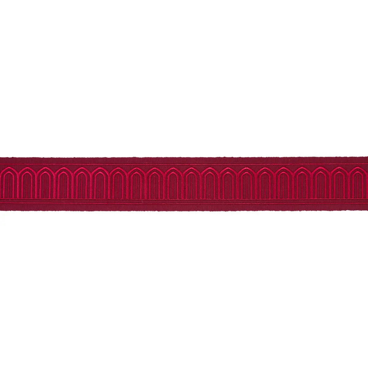 ARCHES EMBROIDERED TAPE MEDIUM_ RED