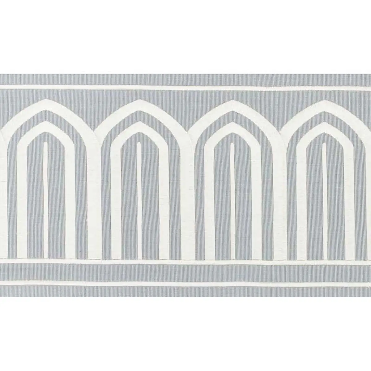 ARCHES EMBROIDERED TAPE WIDE_ SKY