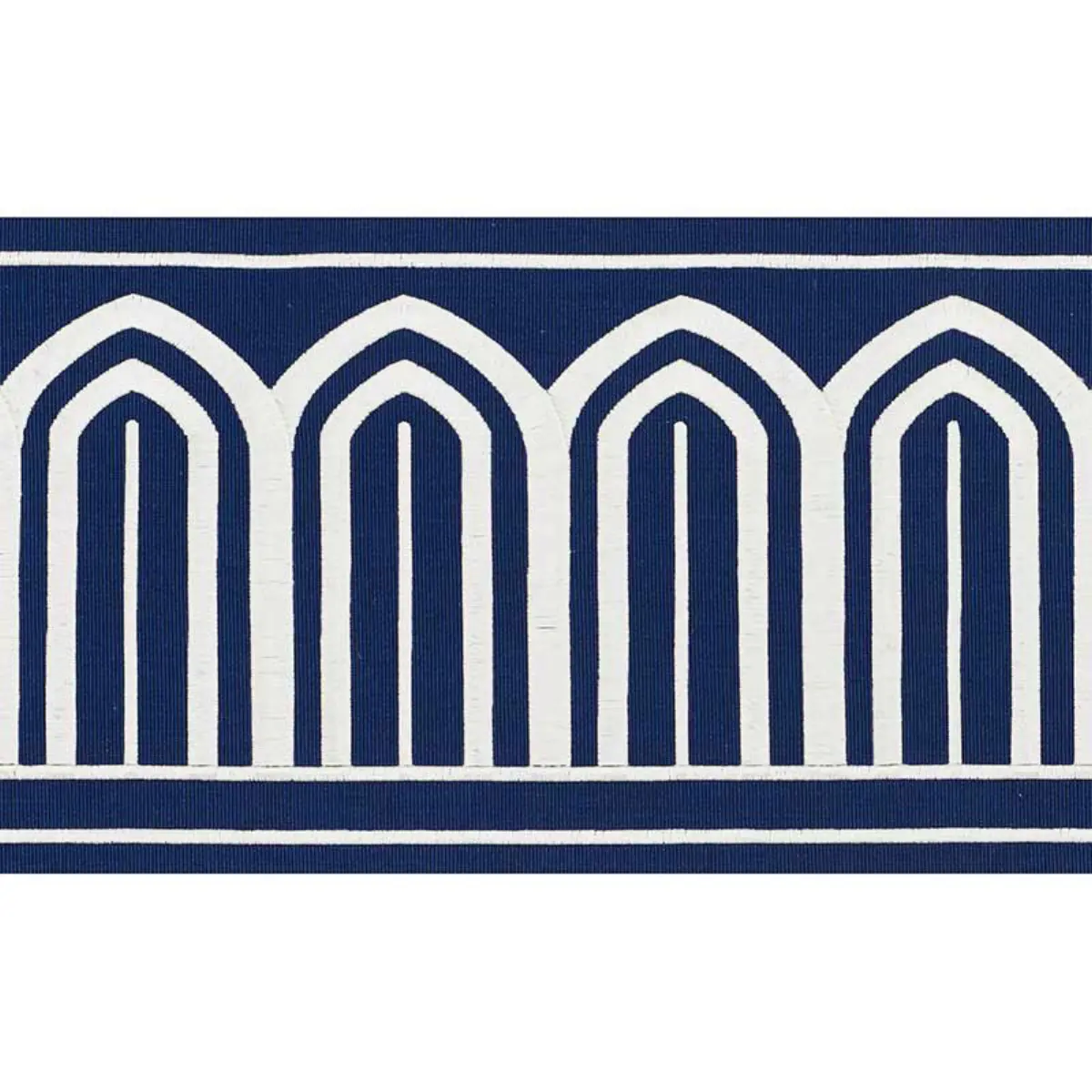 ARCHES EMBROIDERED TAPE WIDE_ MARINE