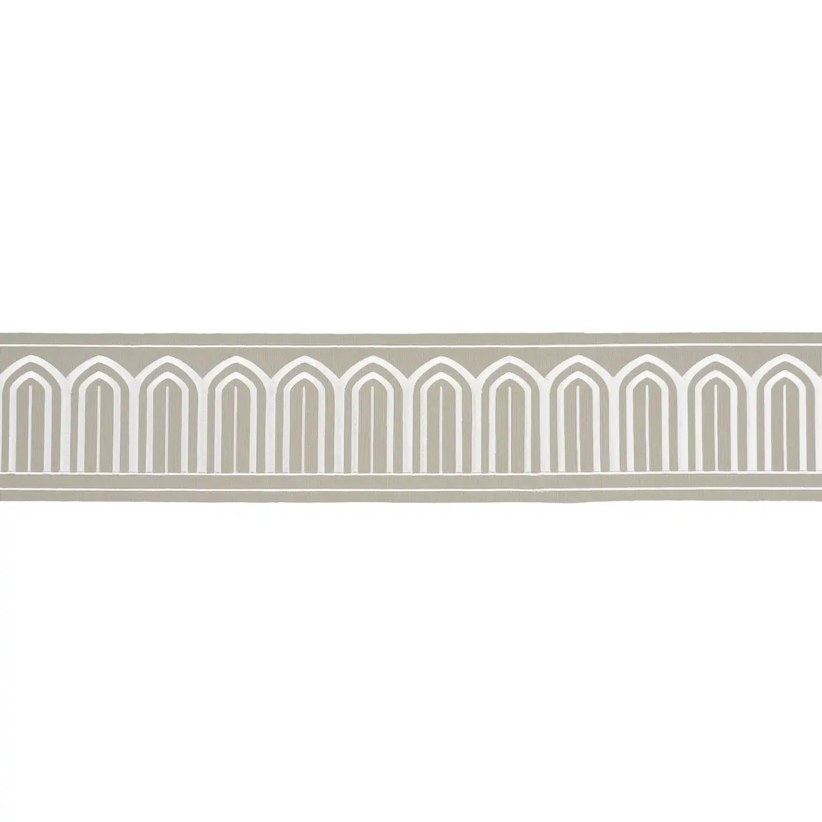 ARCHES EMBROIDERED TAPE WIDE_ TAUPE