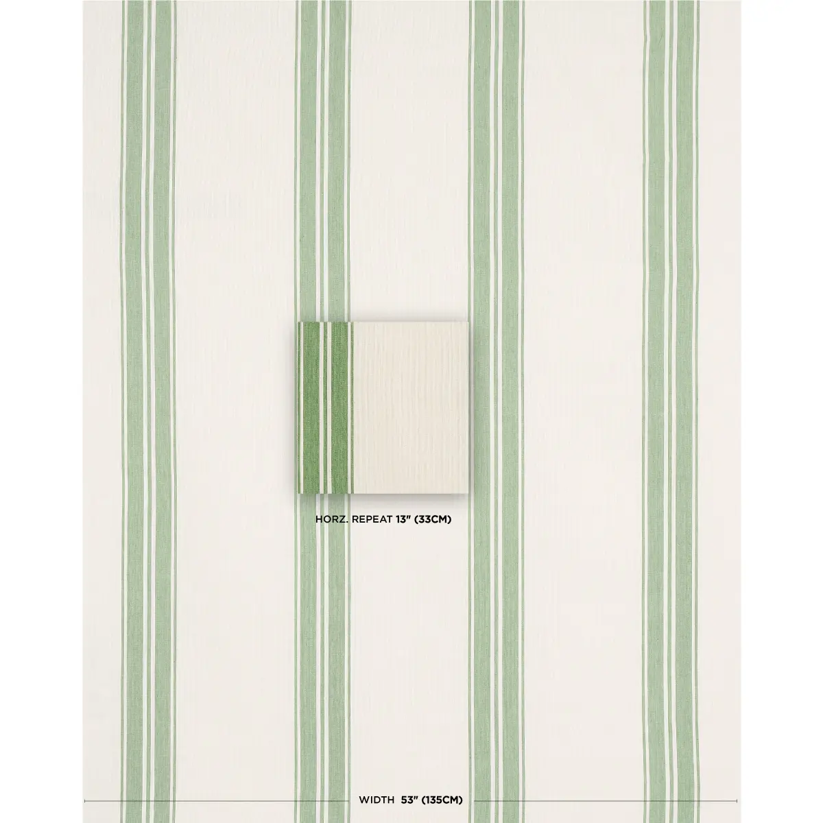 BRENTWOOD STRIPE_ LEAF GREEN