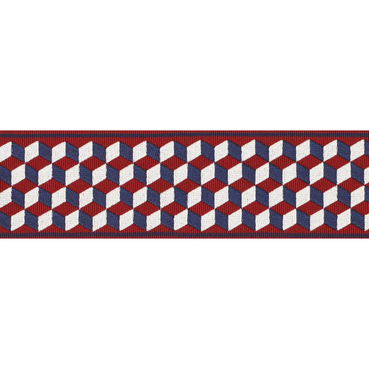 TUMBLING BLOCKS TAPE_ ROUGE & BLEU