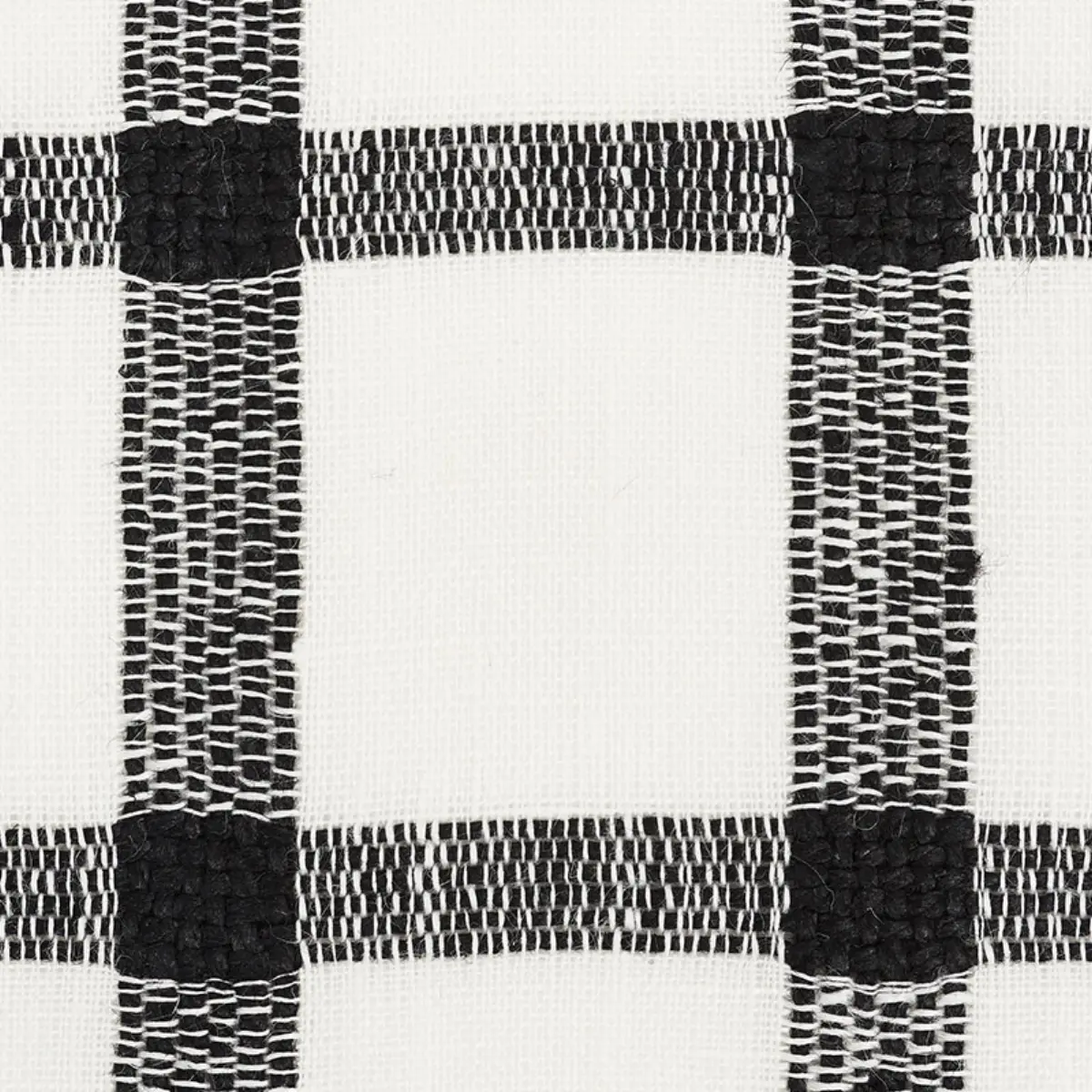 PAULINE CHECK CASEMENT_ BLACKWORK