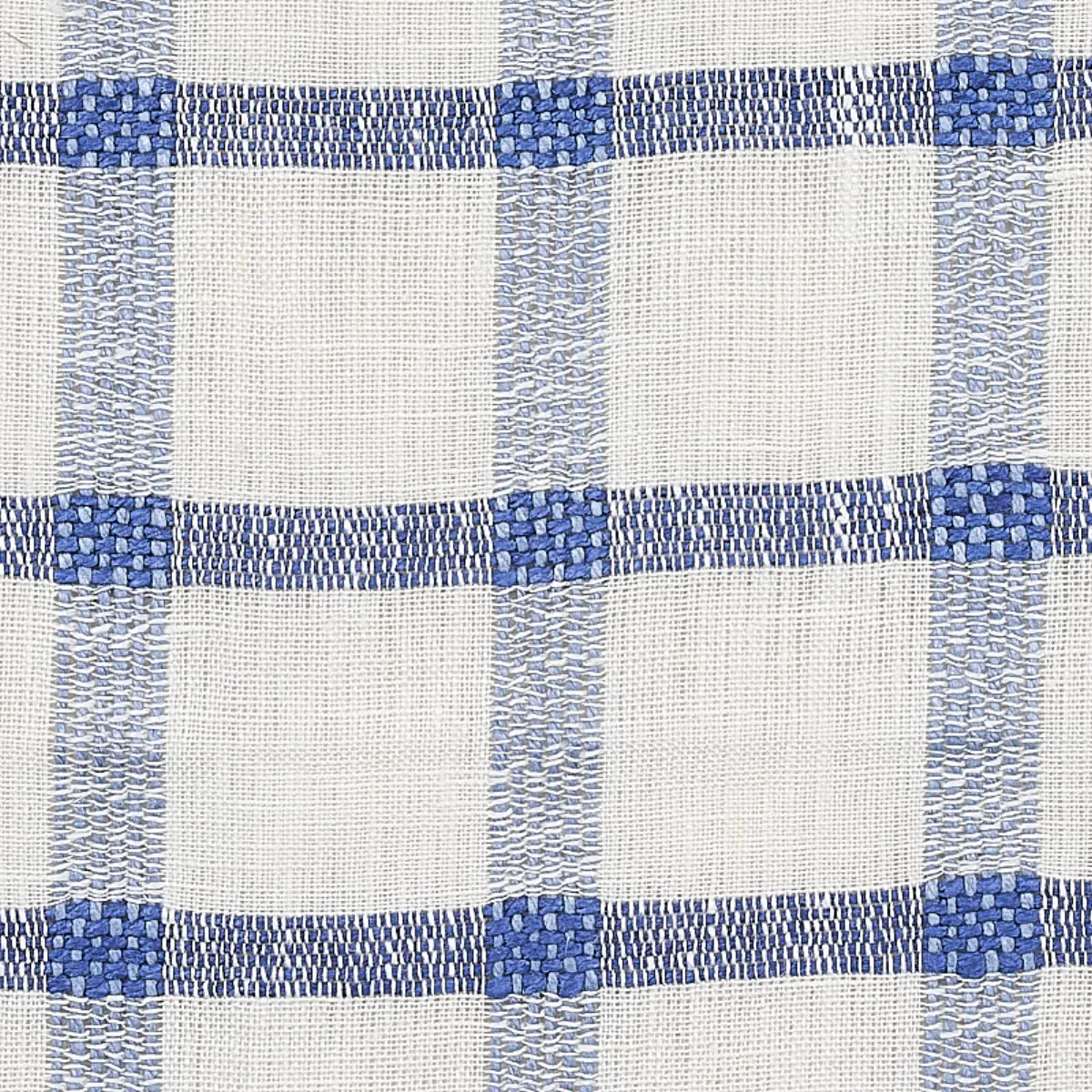 PAULINE CHECK CASEMENT_ BLUE