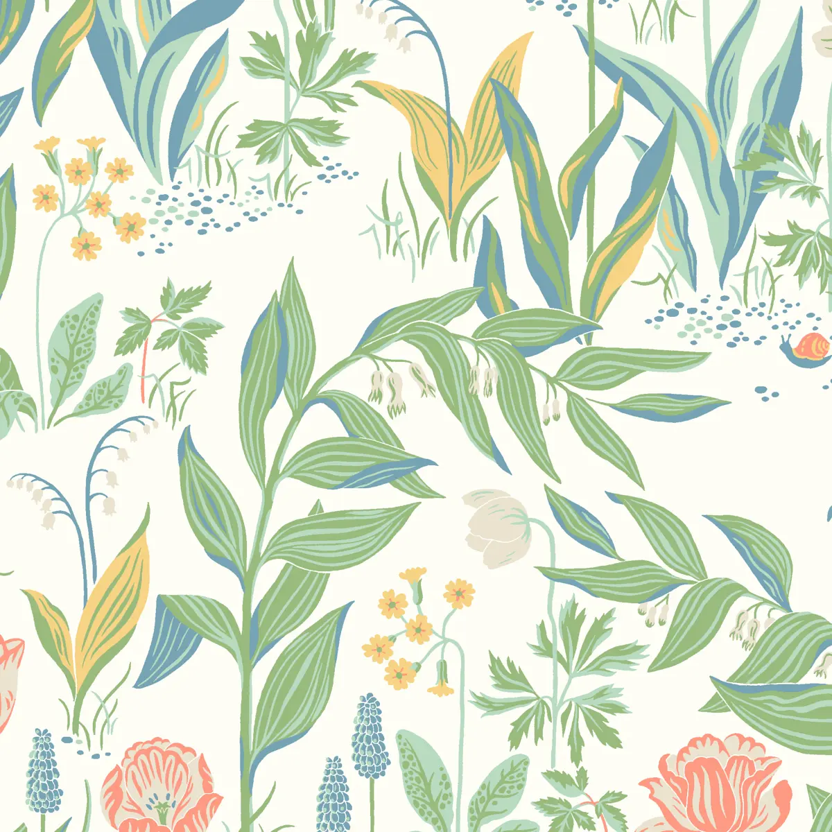 SPRING GARDEN_ IVORY MULTI