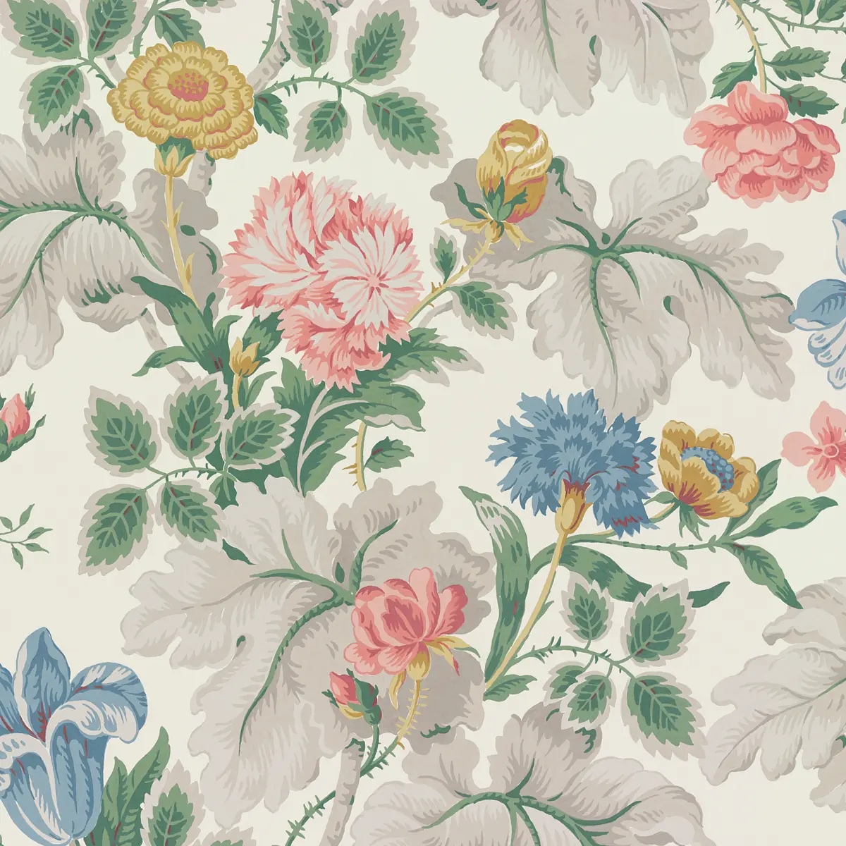 CARNATION GARDEN MURAL_ MULTI