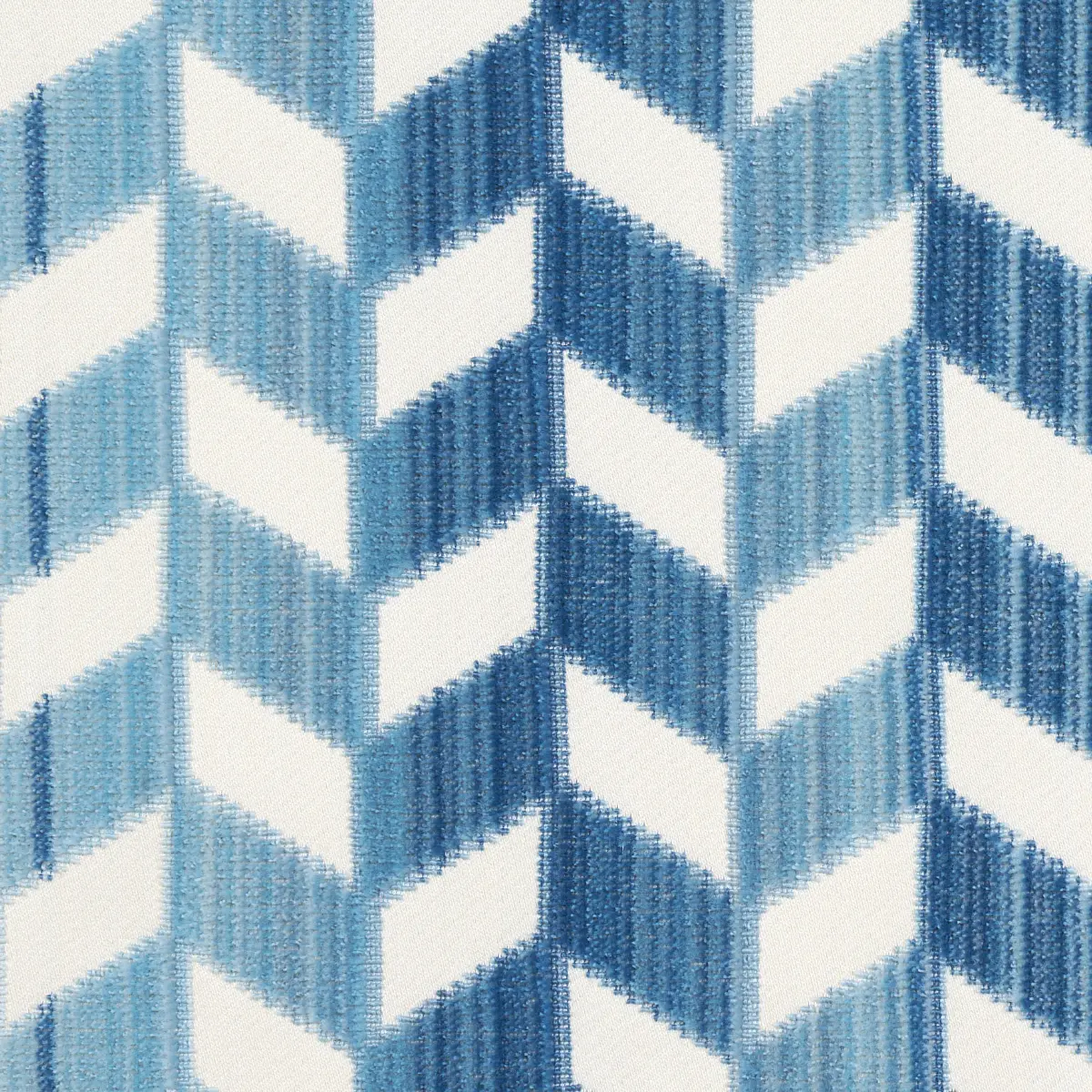 CHEVRON STRIÉ VELVET_ PORCELAIN