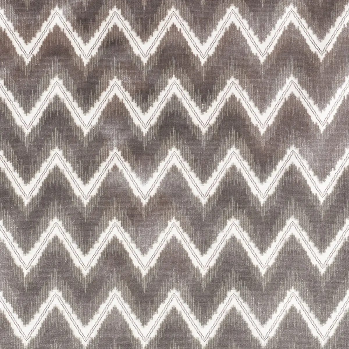 CHEVRON VELVET_ GREY