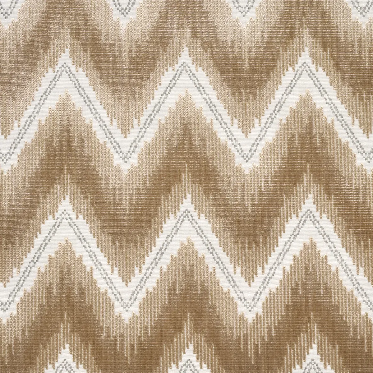 CHEVRON VELVET_ GOLD