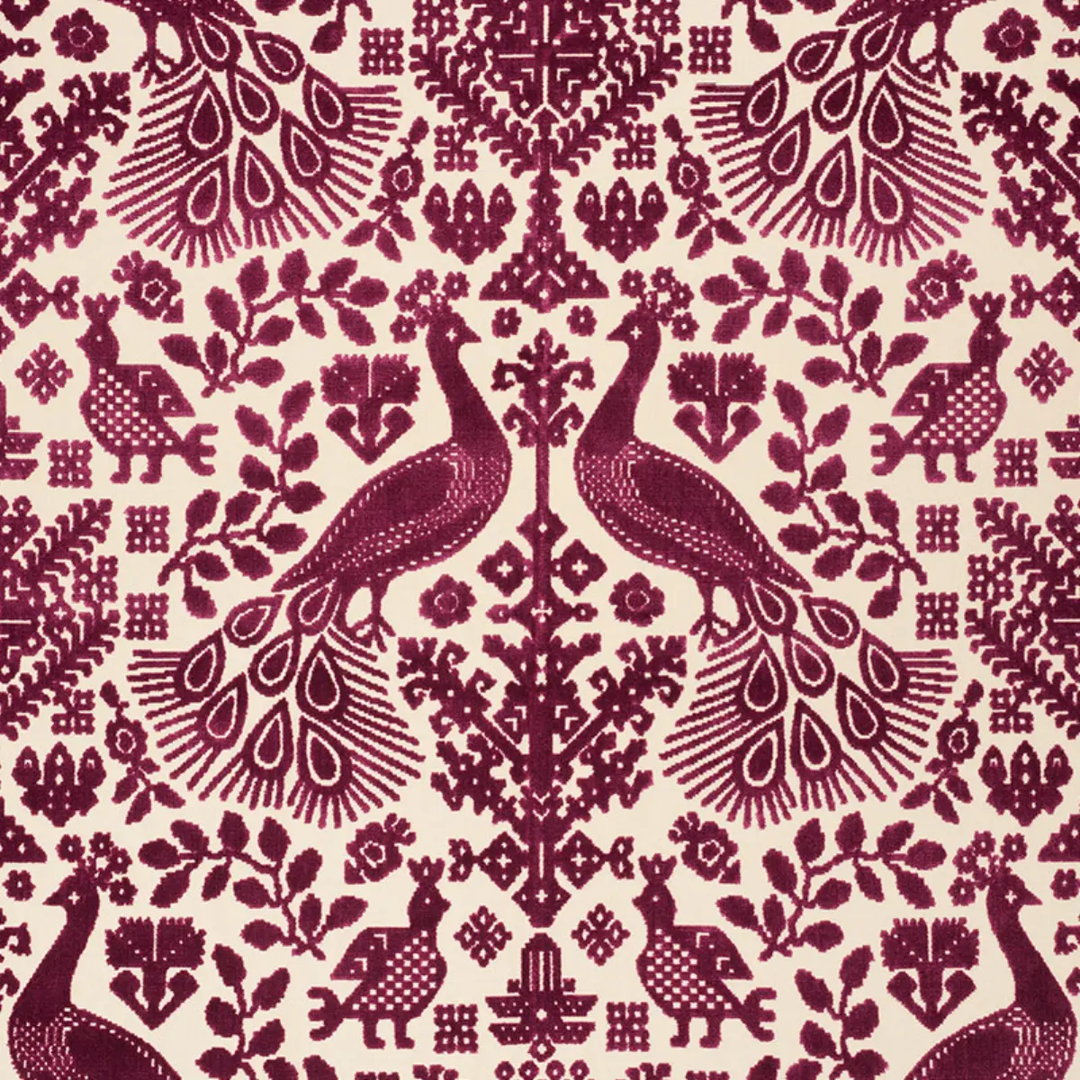 PAVONE VELVET_ GARNET